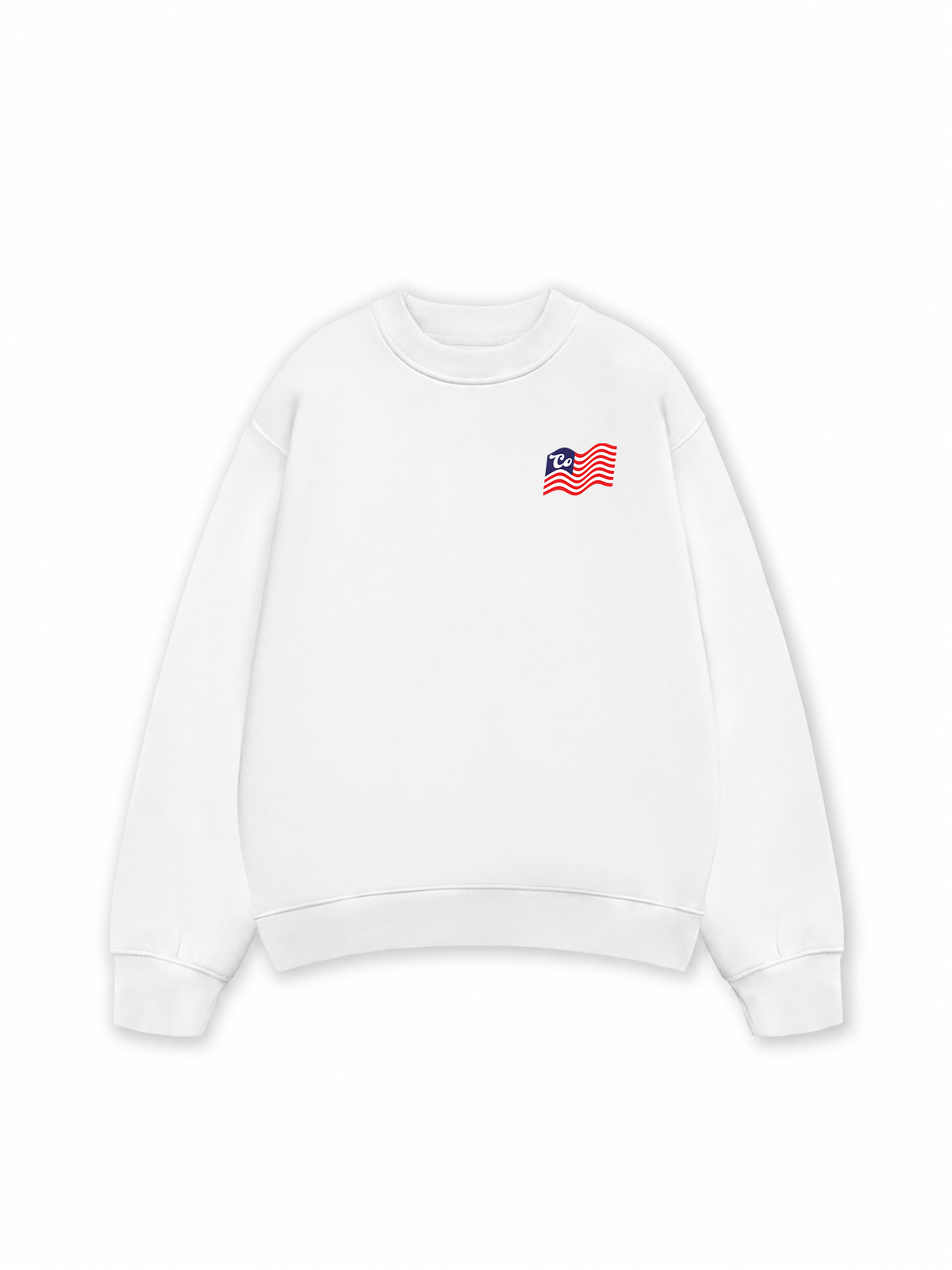 Áo Sweater Nỉ Hai Da USA Cotton USA Flag