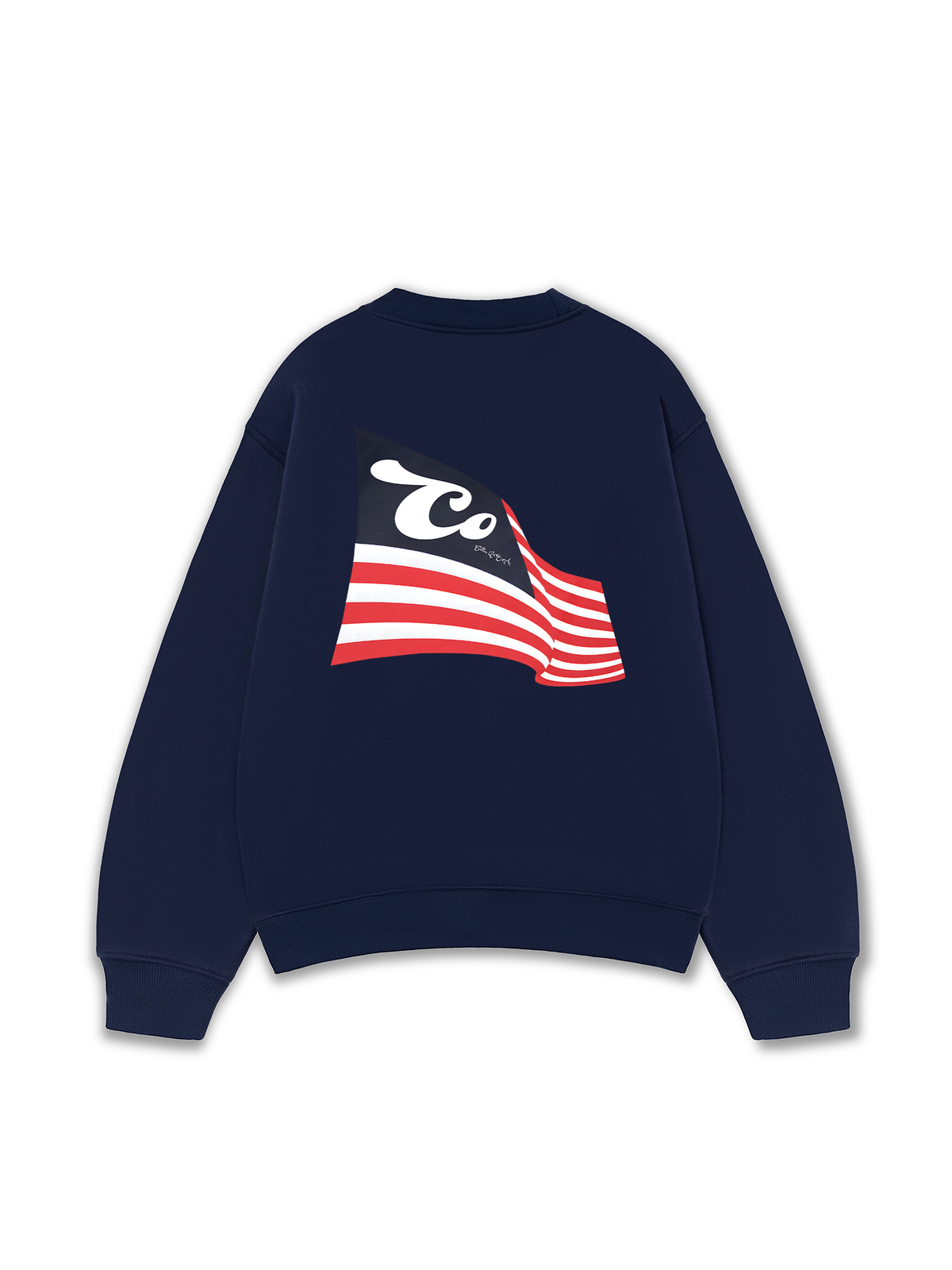 Áo Sweater Nỉ Hai Da USA Cotton USA Flag