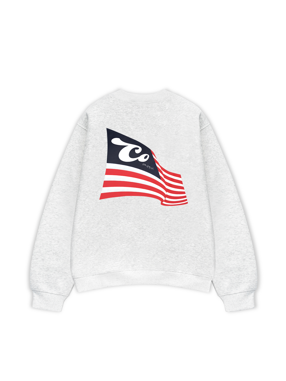 Áo Sweater Nỉ Hai Da USA Cotton USA Flag