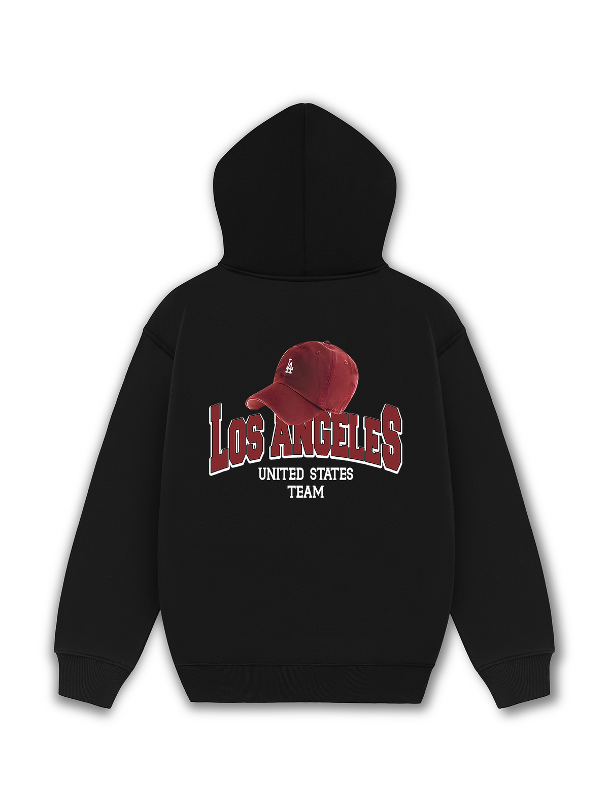 Áo Hoodie Nỉ Hai Da USA Los Ageles