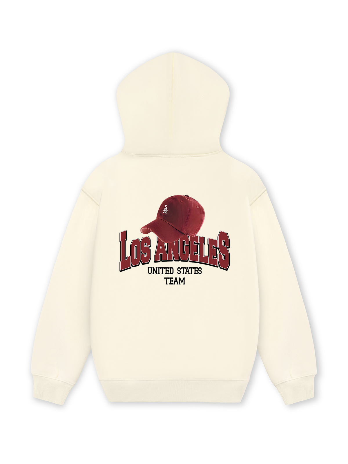 Áo Hoodie Nỉ Hai Da USA Los Ageles