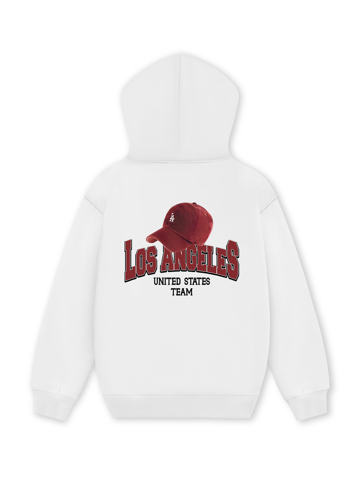 Áo Hoodie Nỉ Hai Da USA Los Ageles