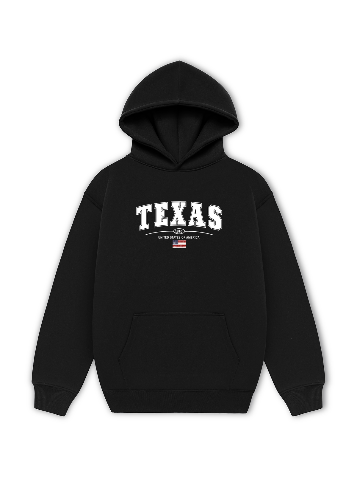 Áo Hoodie Nỉ Hai Da USA Texas 1945