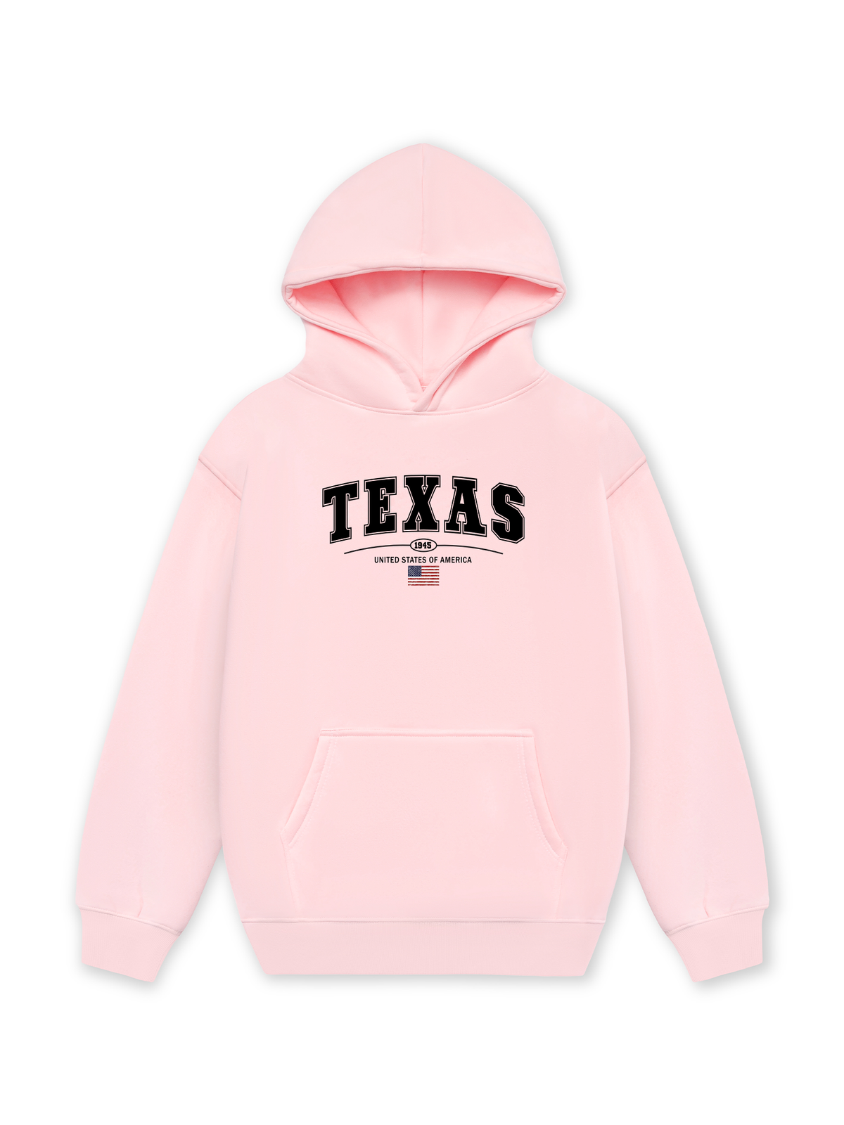 Áo Hoodie Nỉ Hai Da USA Texas 1945