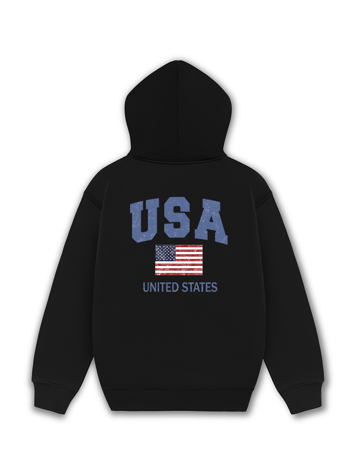 Áo Hoodie Nỉ Hai Da USA Vintage United State