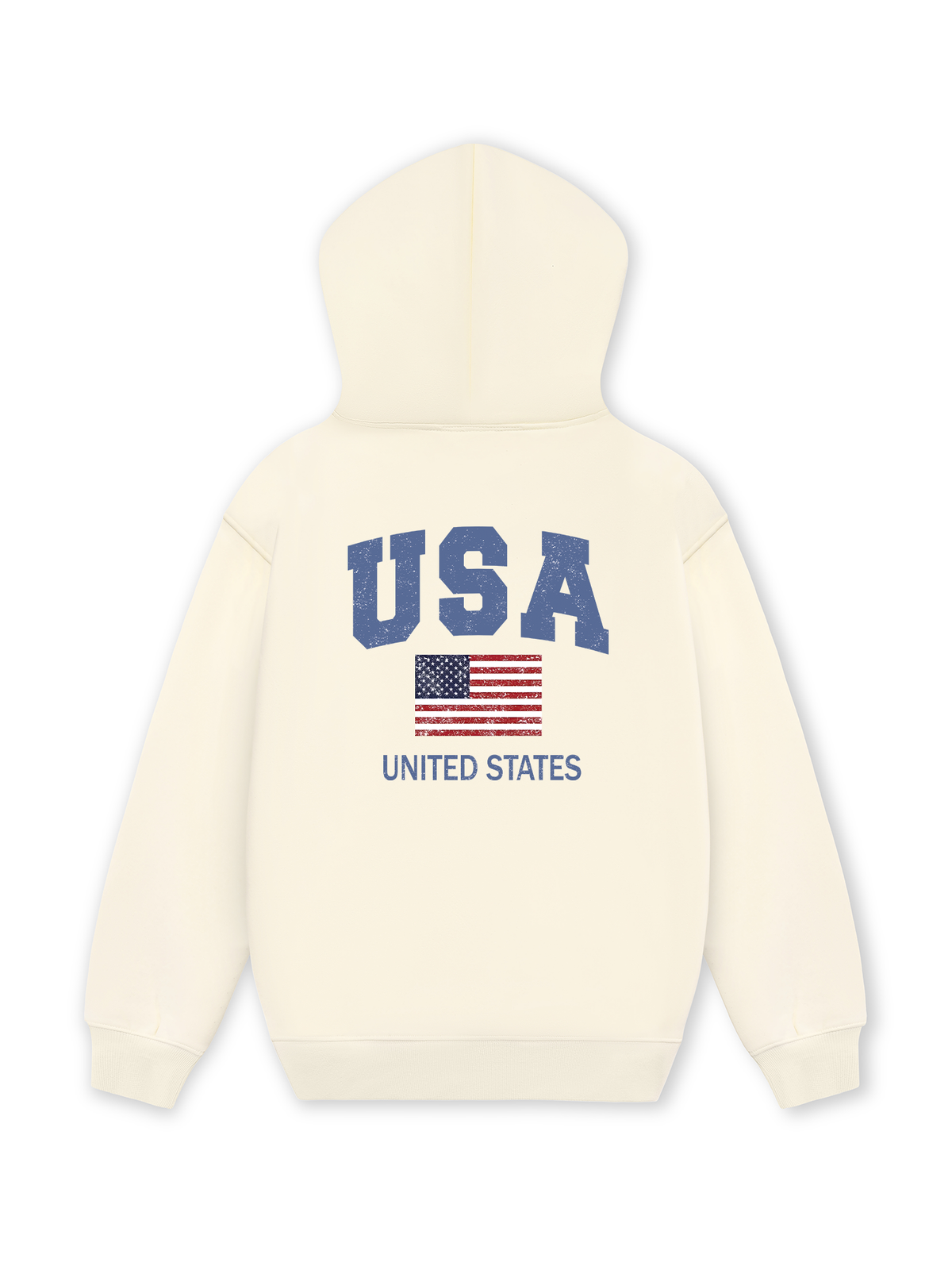 Áo Hoodie Nỉ Hai Da USA Vintage United State