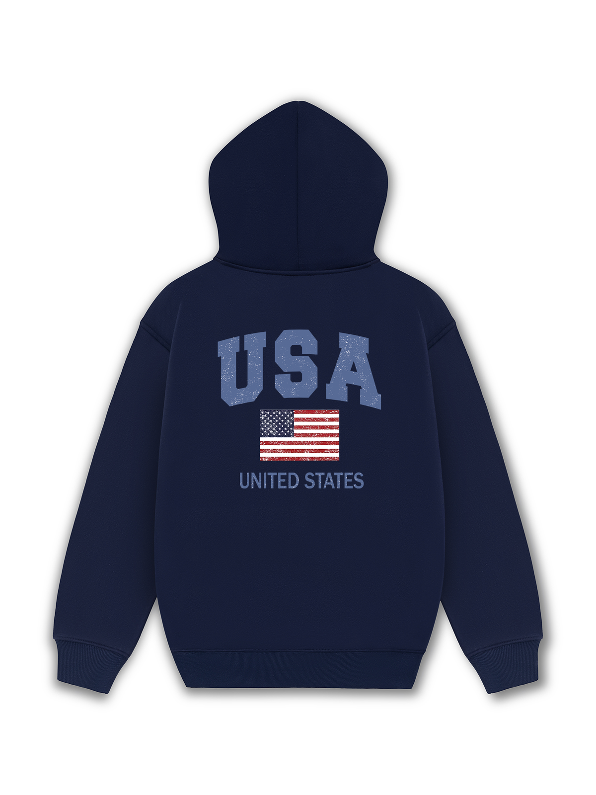 Áo Hoodie Nỉ Hai Da USA Vintage United State