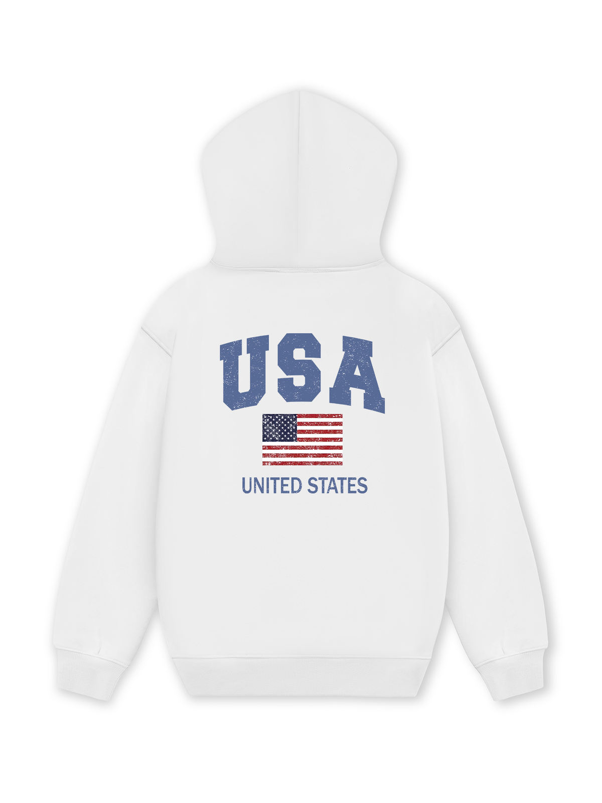 Áo Hoodie Nỉ Hai Da USA Vintage United State