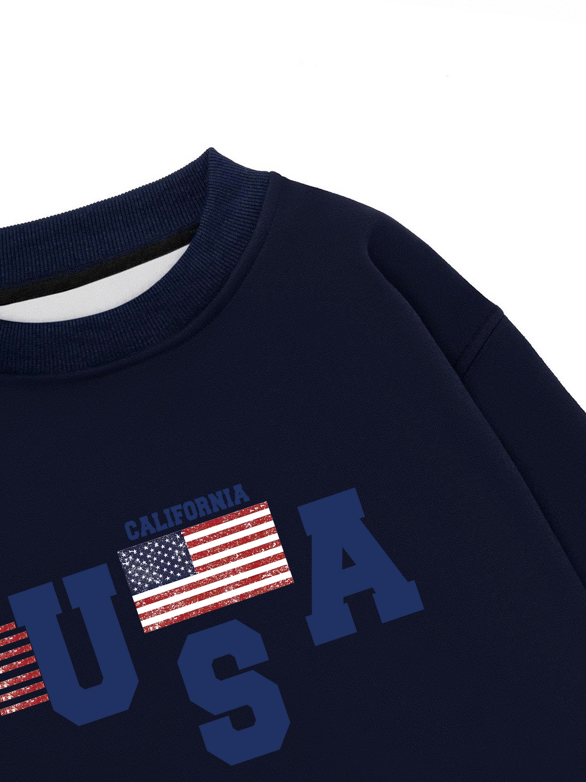 Áo Sweater Nỉ Hai Da USA California