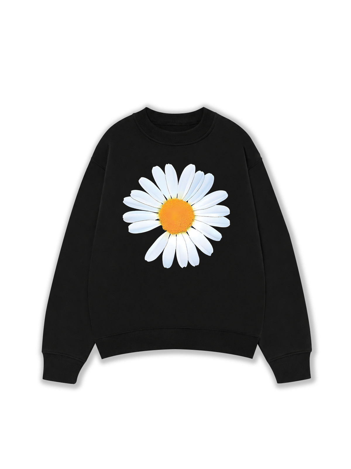 Áo Sweater Nỉ Hai Da Floral Design For VIP Daisy Flower