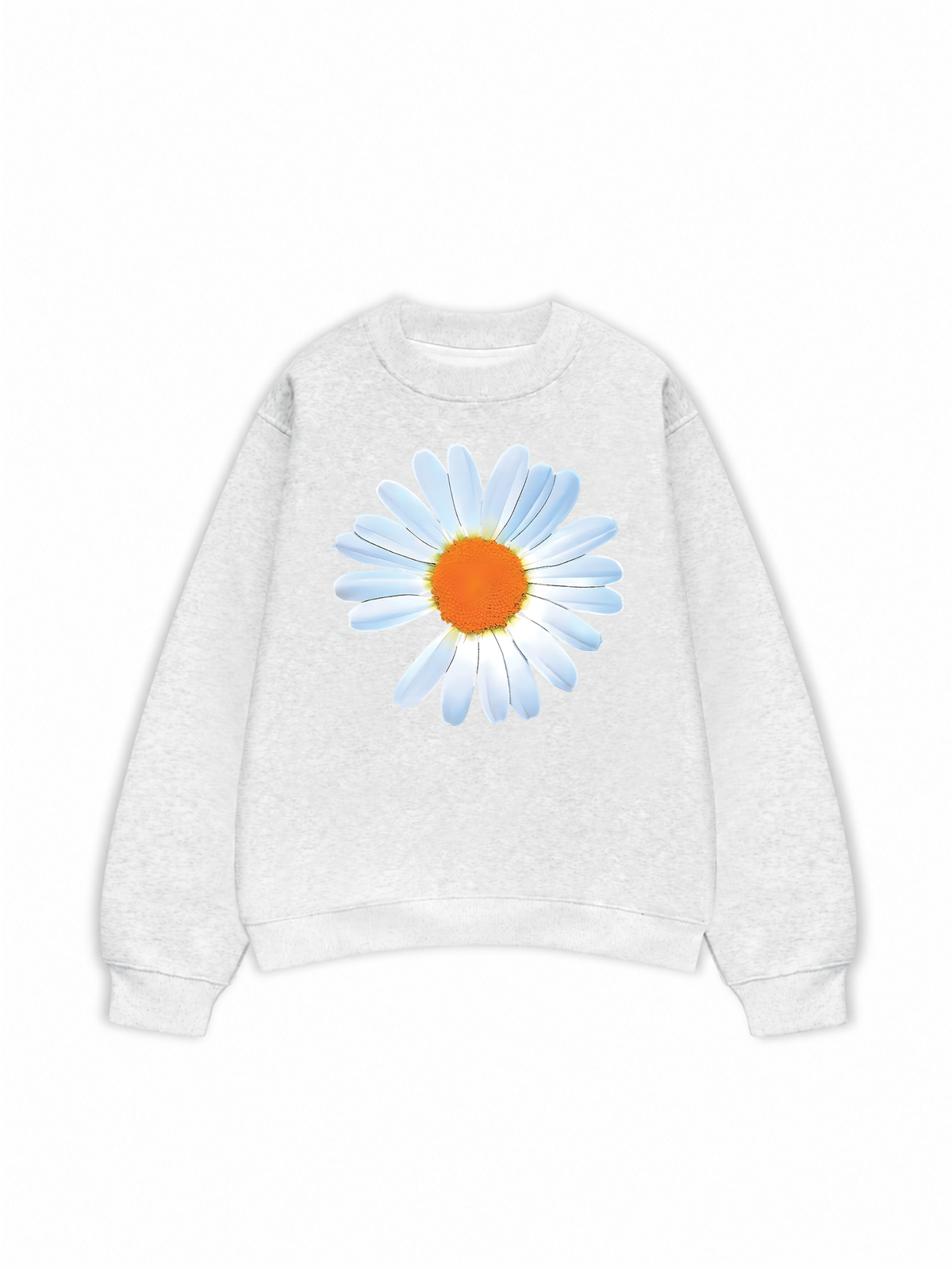 Áo Sweater Nỉ Hai Da Floral Design For VIP Daisy Flower