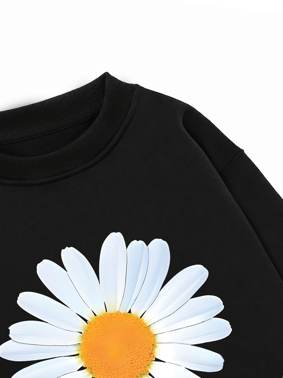 Áo Sweater Nỉ Hai Da Floral Design For VIP Daisy Flower