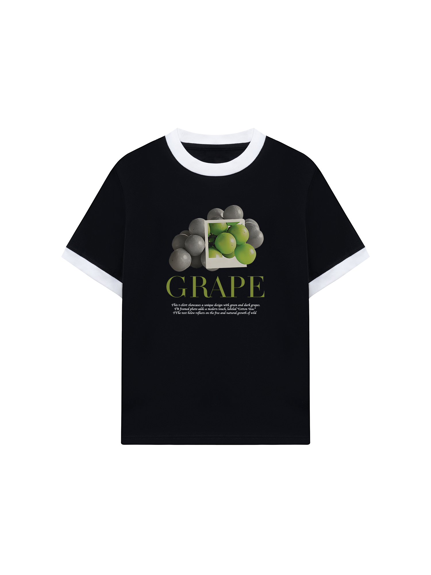 Áo Thun Ringer Relaxed Fit Tropical Tropical Grape