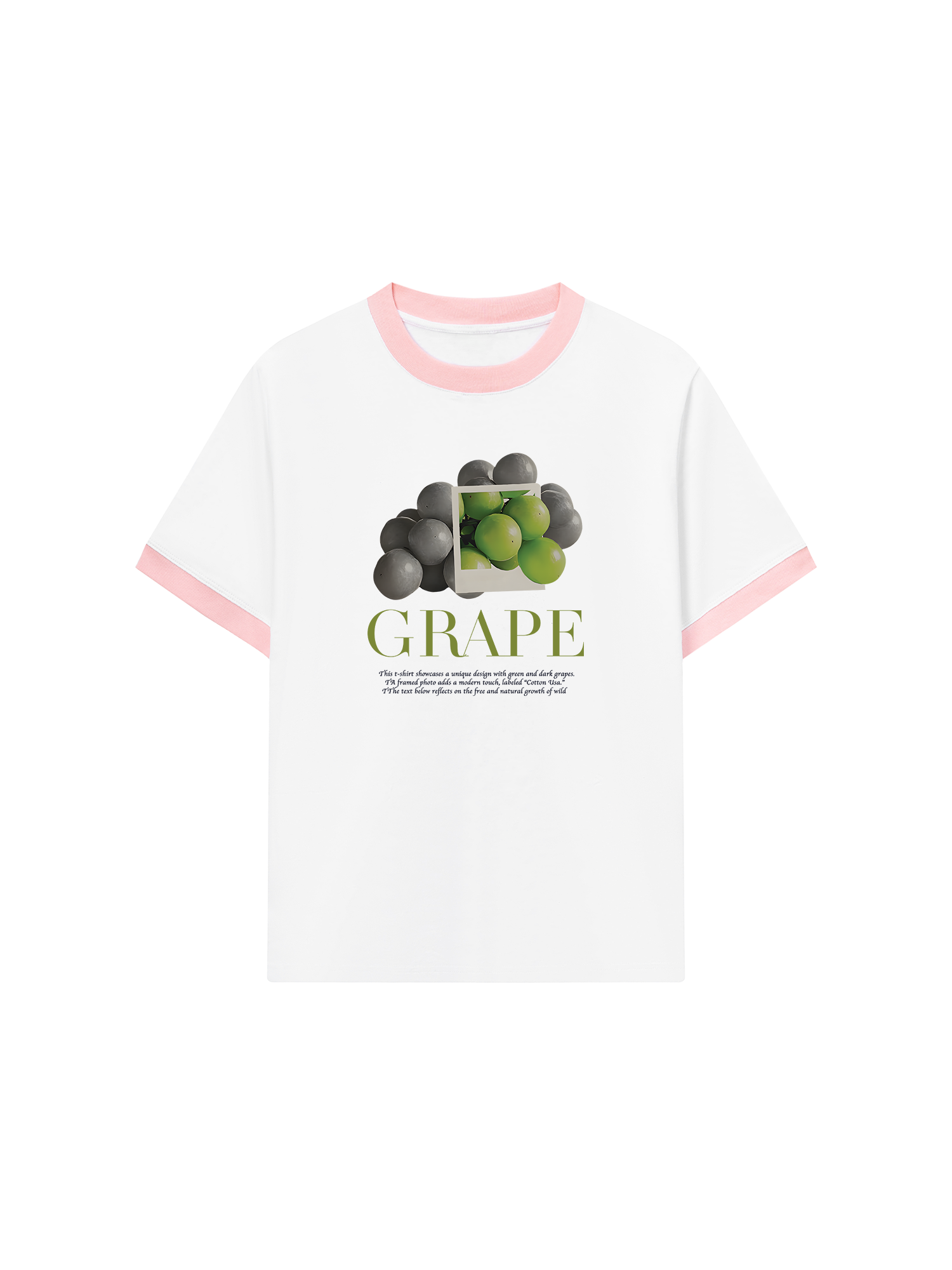 Áo Thun Ringer Relaxed Fit Tropical Tropical Grape