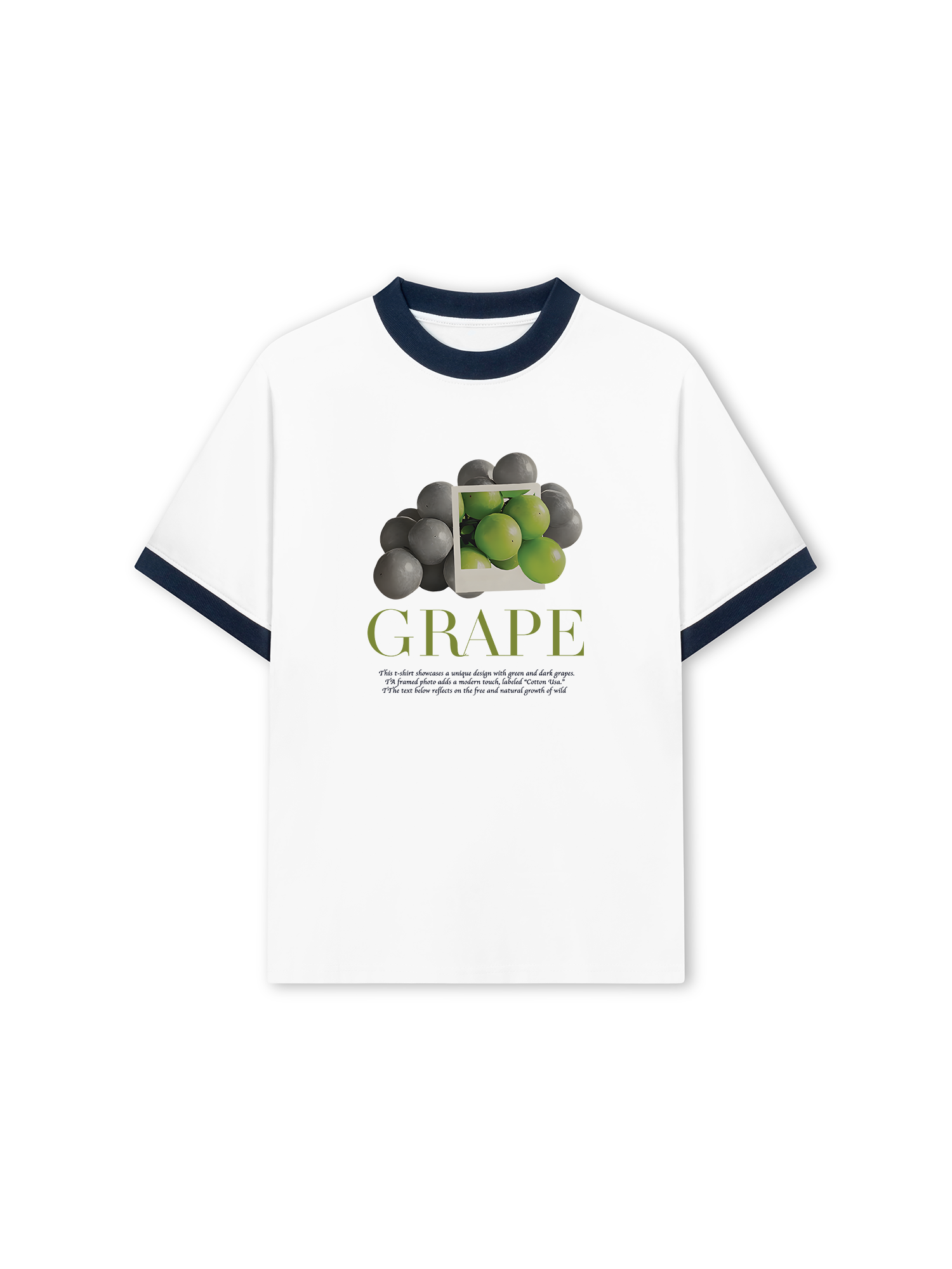 Áo Thun Ringer Relaxed Fit Tropical Tropical Grape