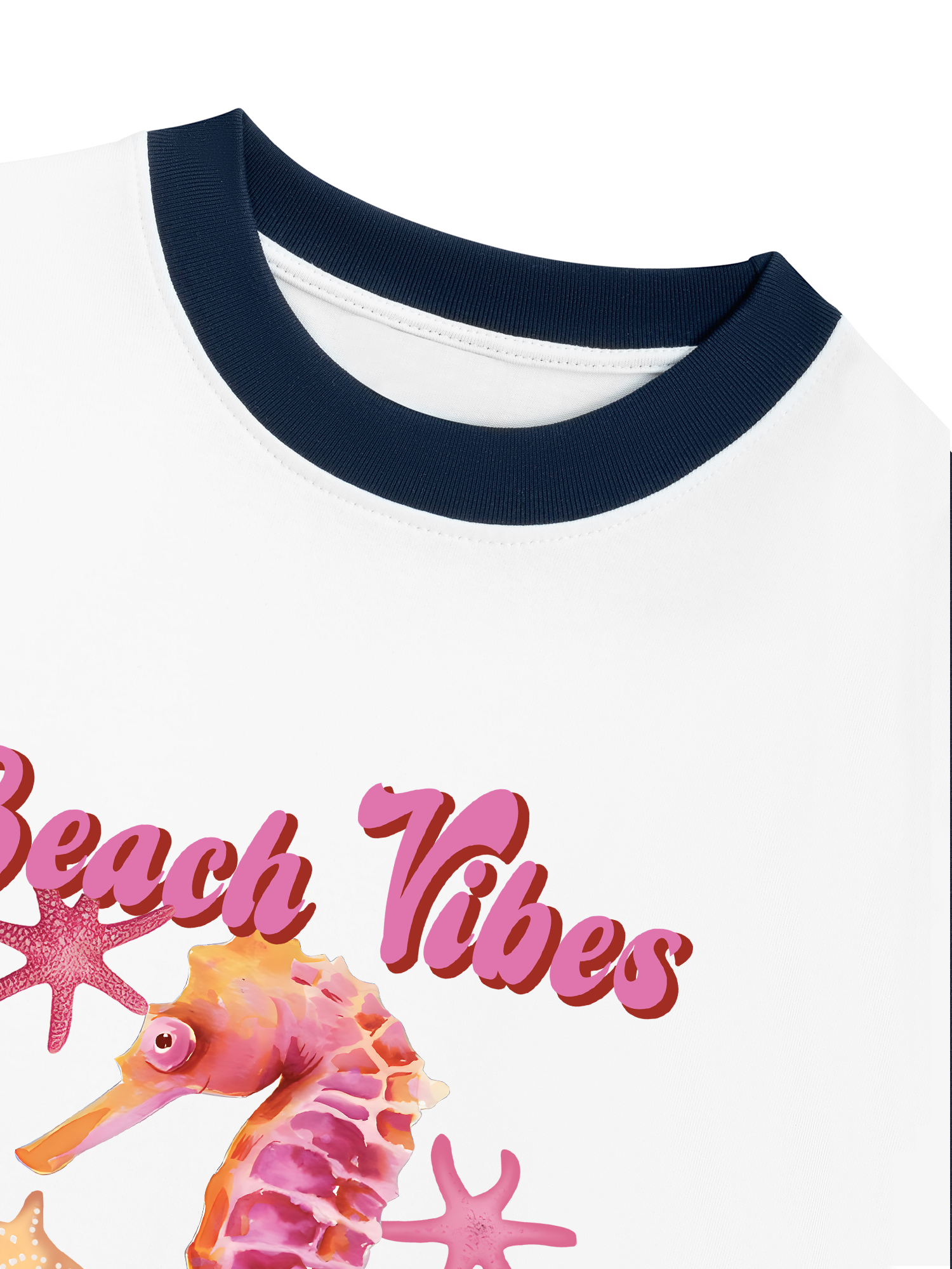 Áo Thun Ringer Relaxed Fit Tropical Hippocampus