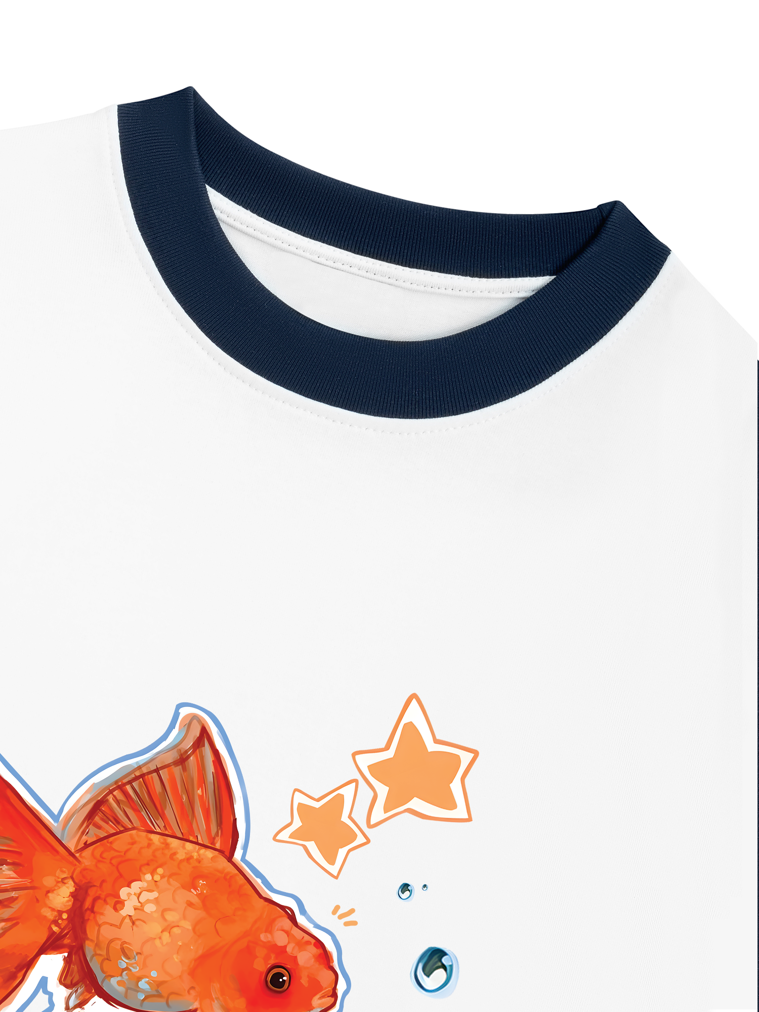 Áo Thun Ringer Relaxed Fit Tropical Goldfish