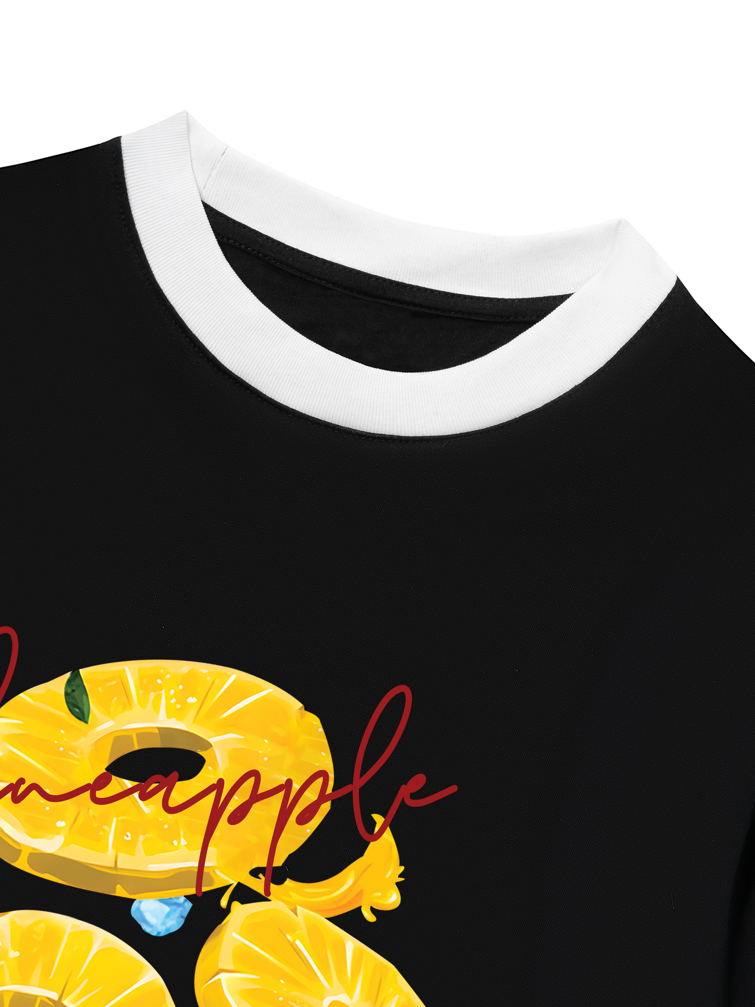 Áo Thun Ringer Relaxed Fit Tropical Pinapple