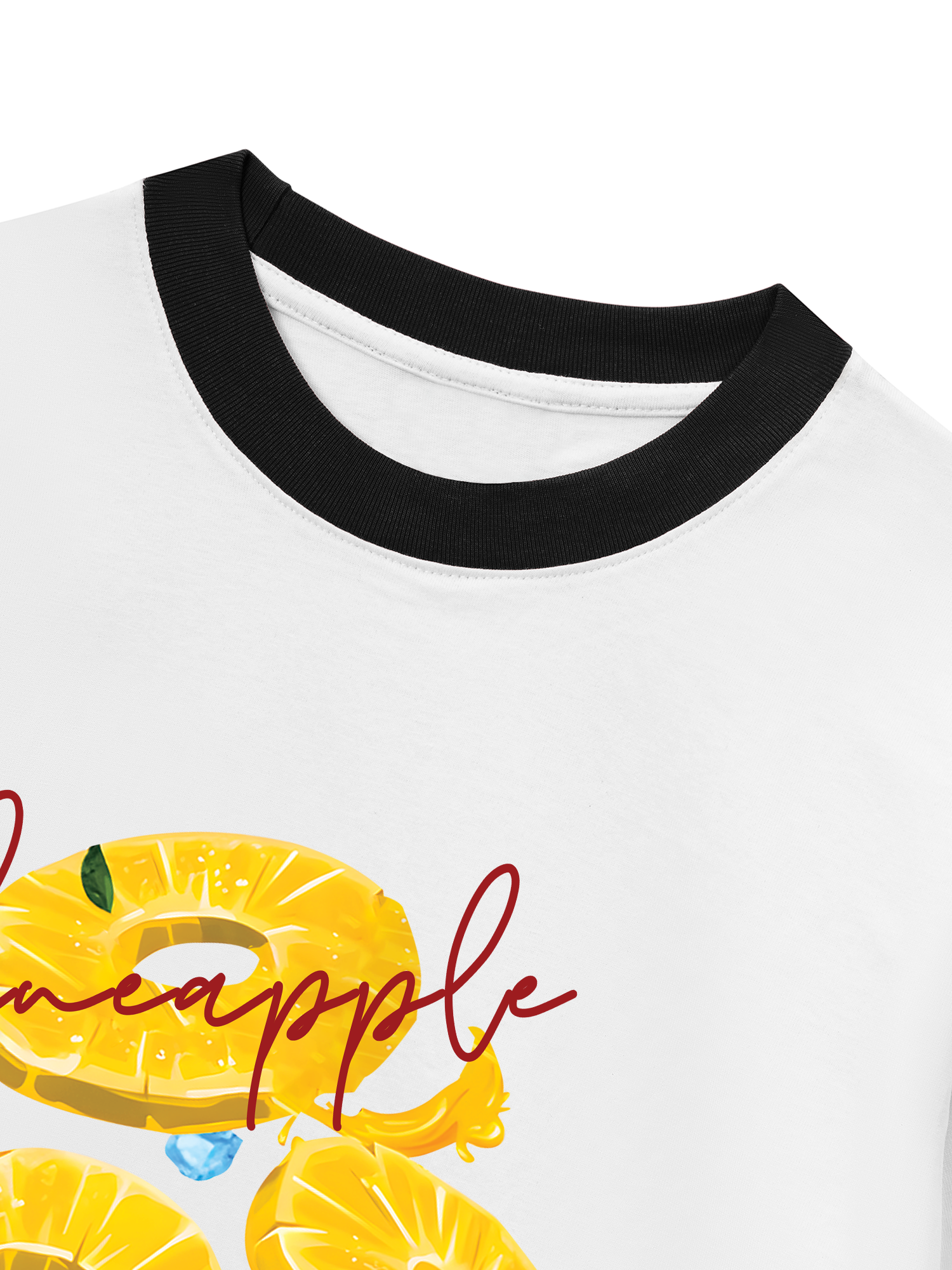 Áo Thun Ringer Relaxed Fit Tropical Pinapple