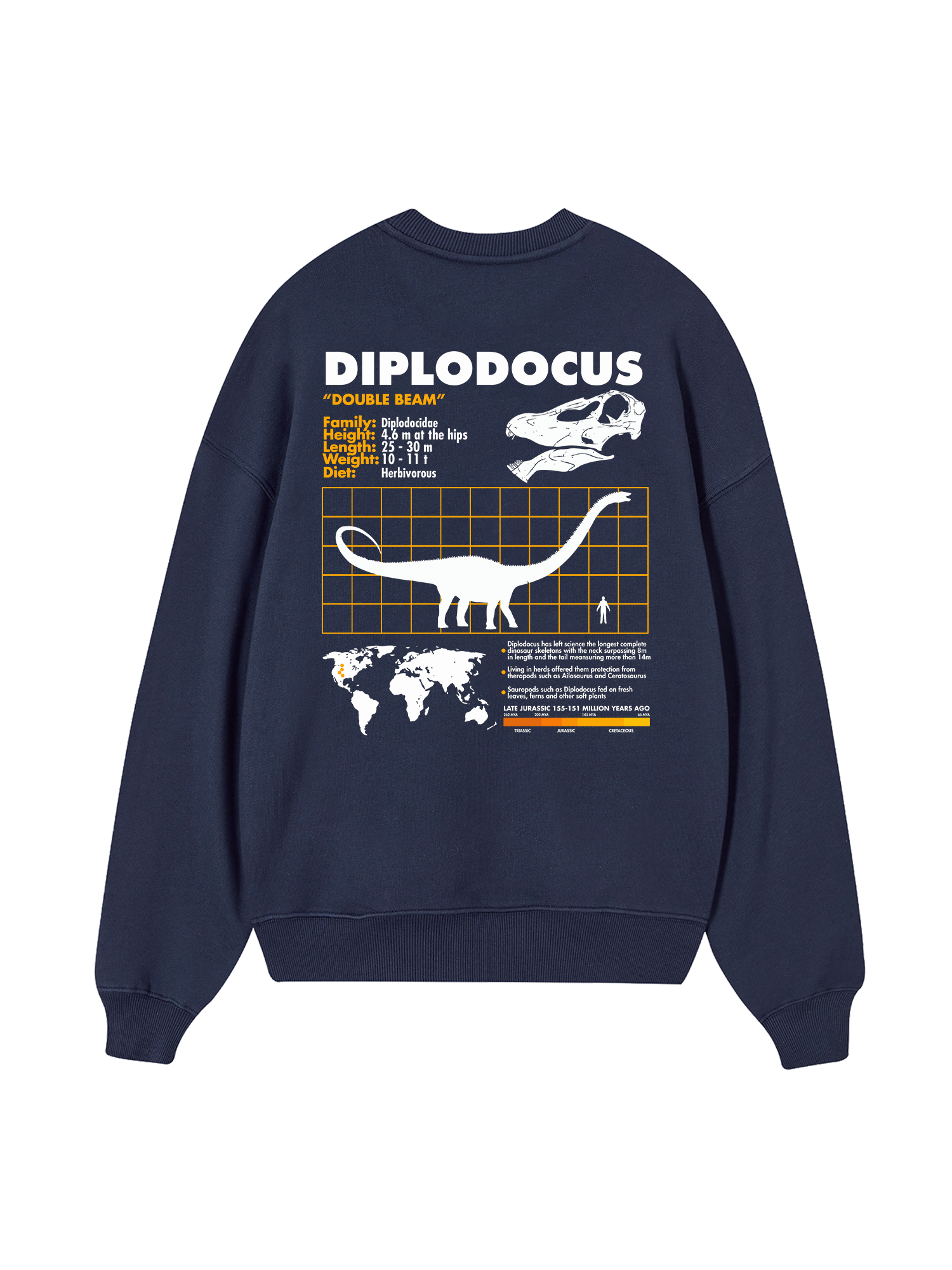 Wild Life Analysis Table Diplodocus Sweater