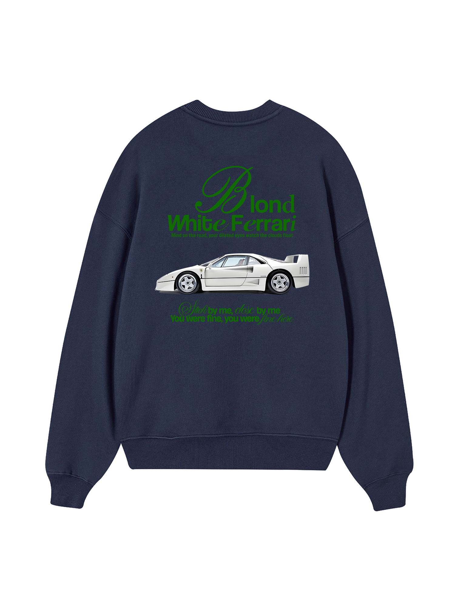 Ferrari Blond White Sweater
