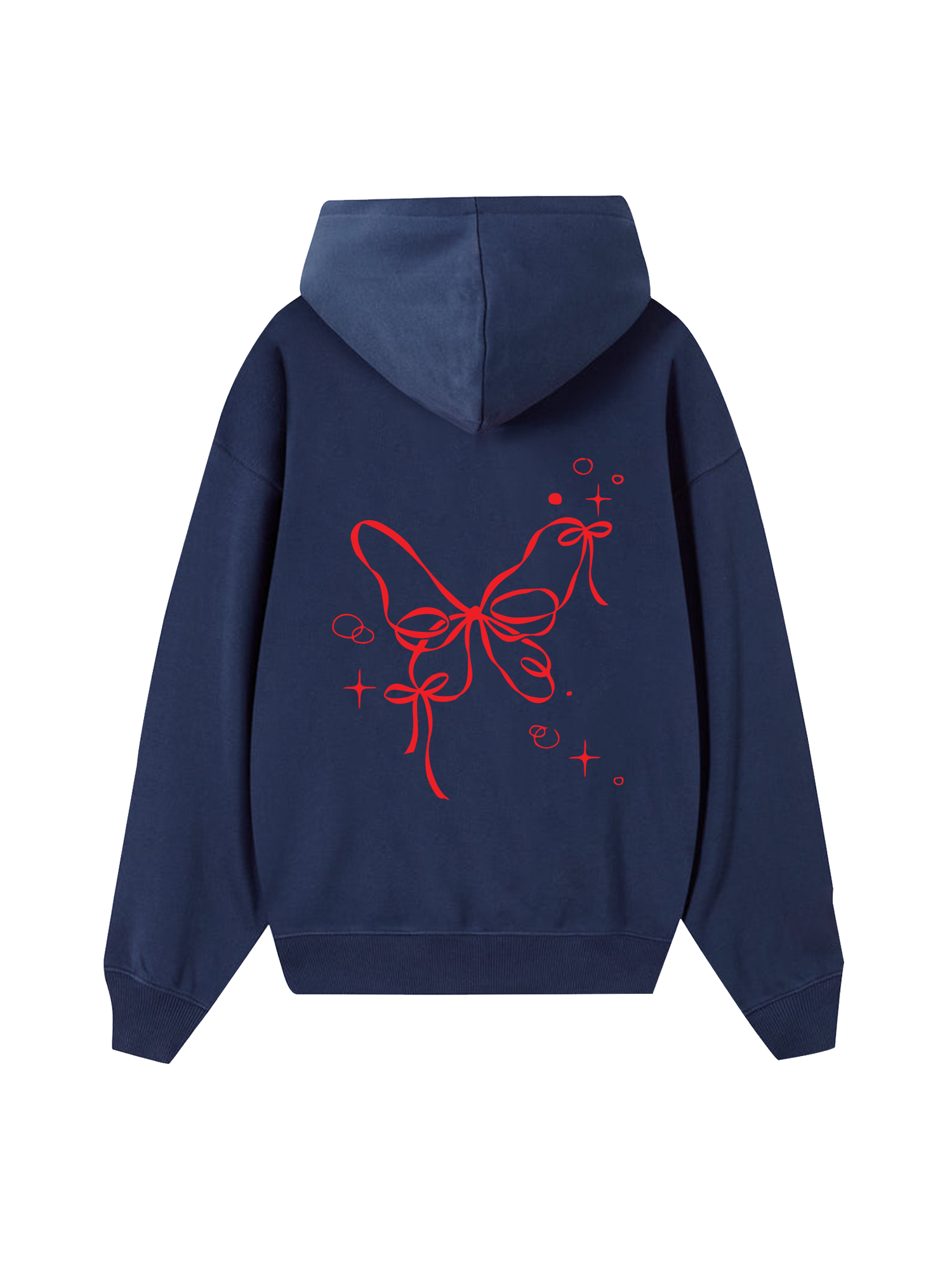 Girly Mood Butterfly Ribbon Hoodie