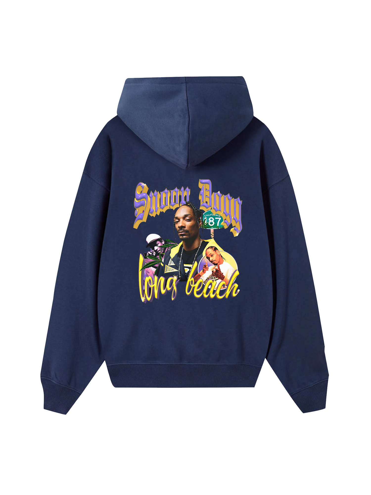 Rapper Snoop Dogg 187 Cali Hoodie