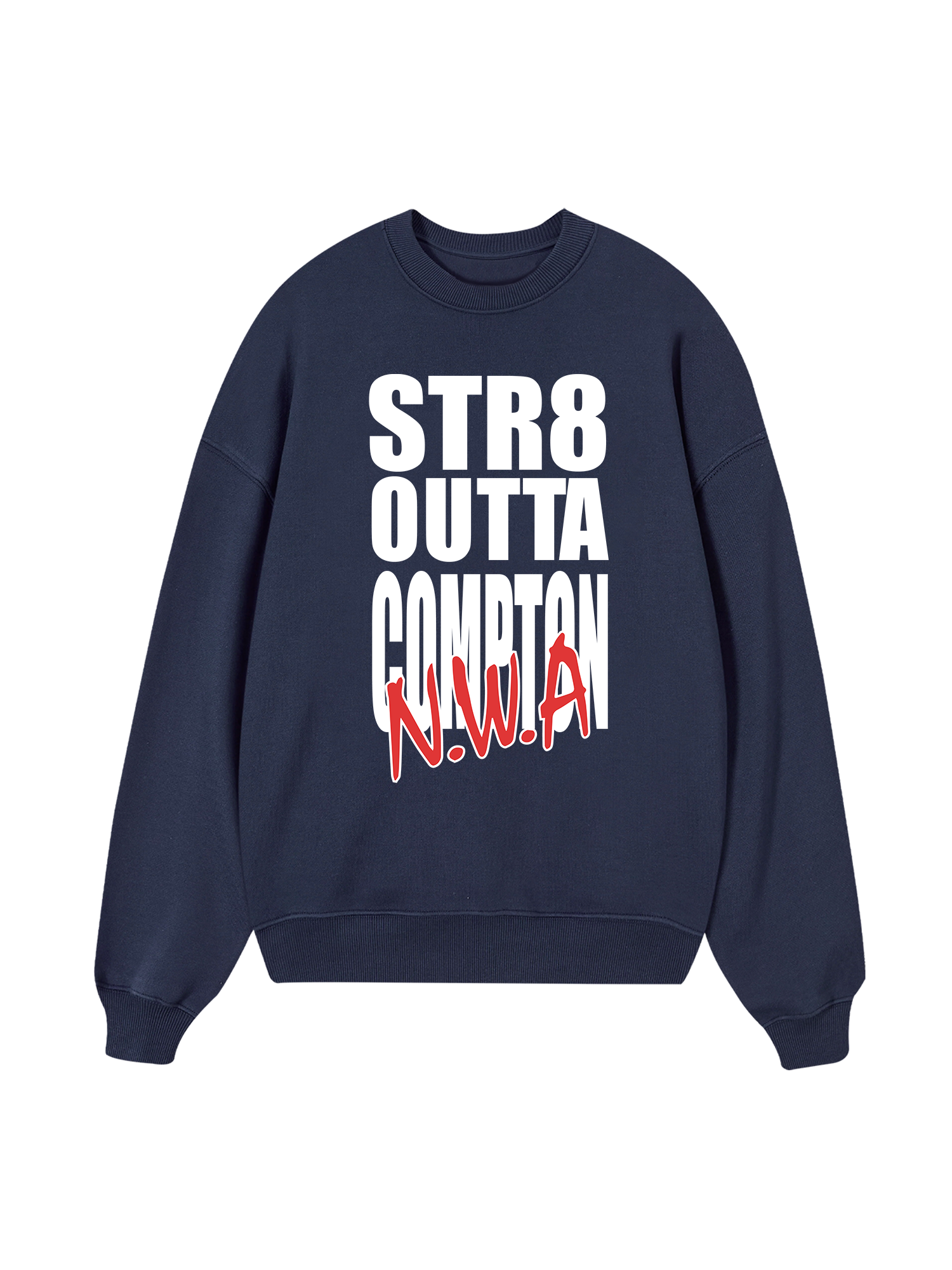 Rapper NWA Straight Outta Compton Typo Sweater