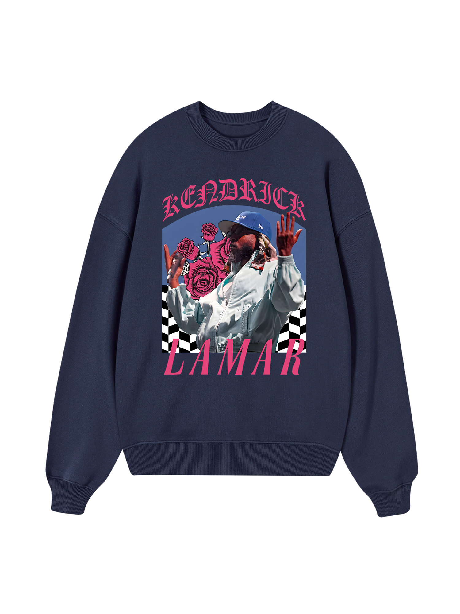 Rapper Kendrick Lamar Roses Sweater
