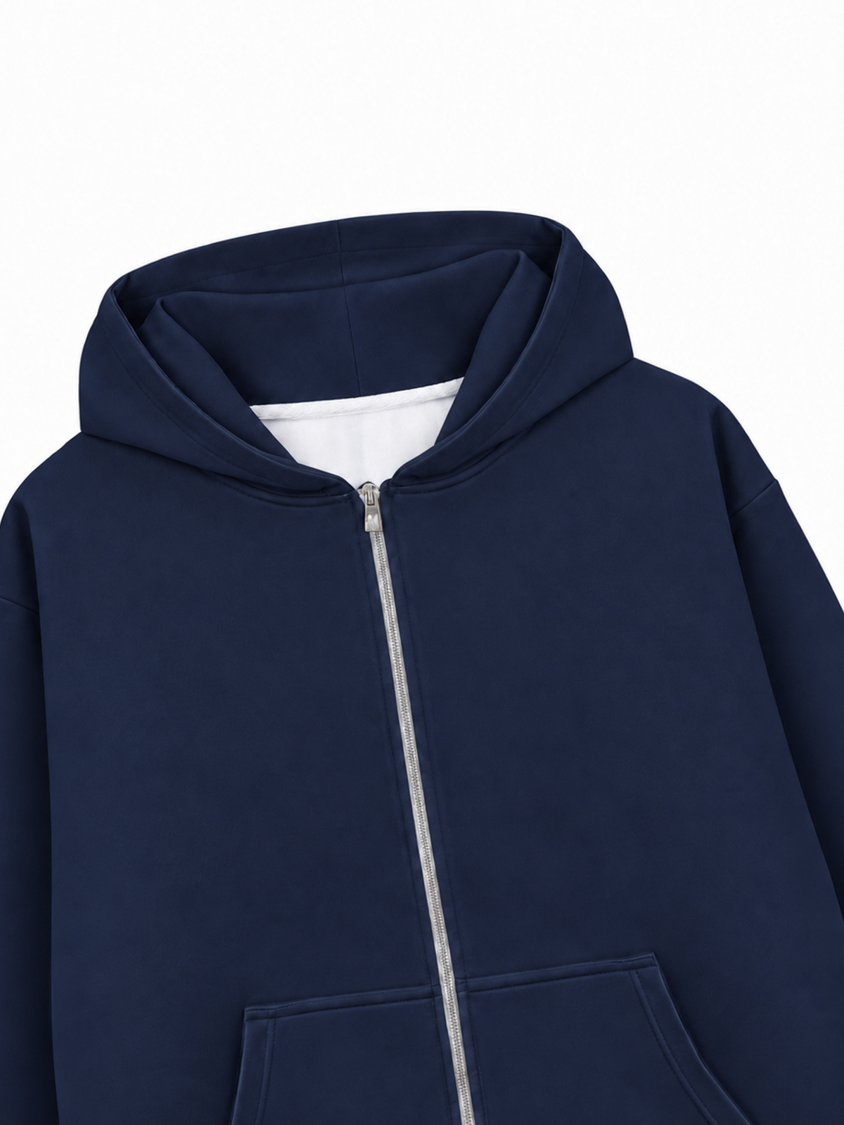 Áo Hoodie Zip Nỉ Hai Da Cotton USA Basic