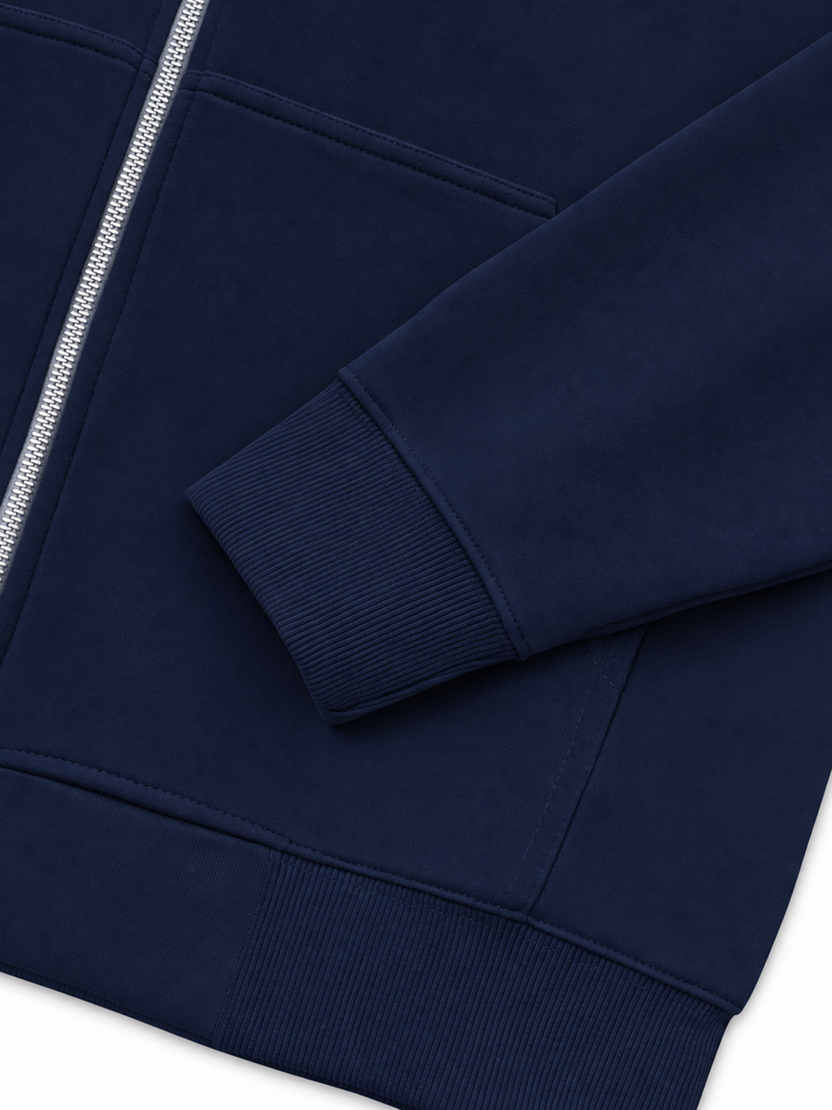 Áo Hoodie Zip Nỉ Hai Da Blue Fire