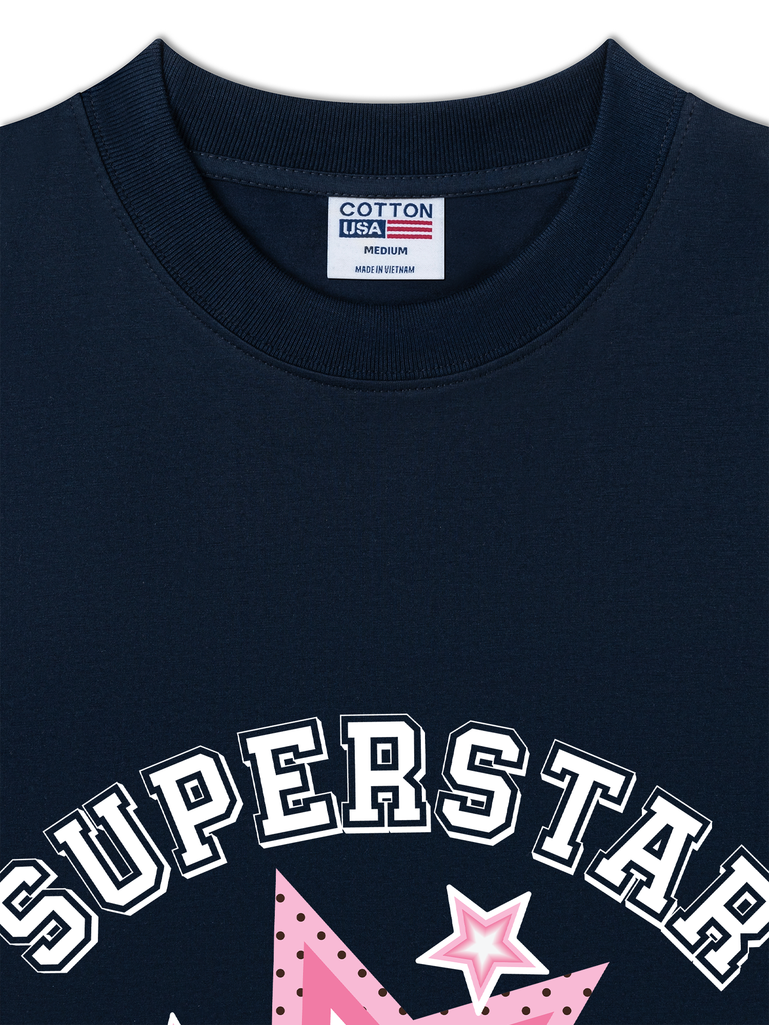 Áo Thun Relaxed Fit Dotty Mood Super Star