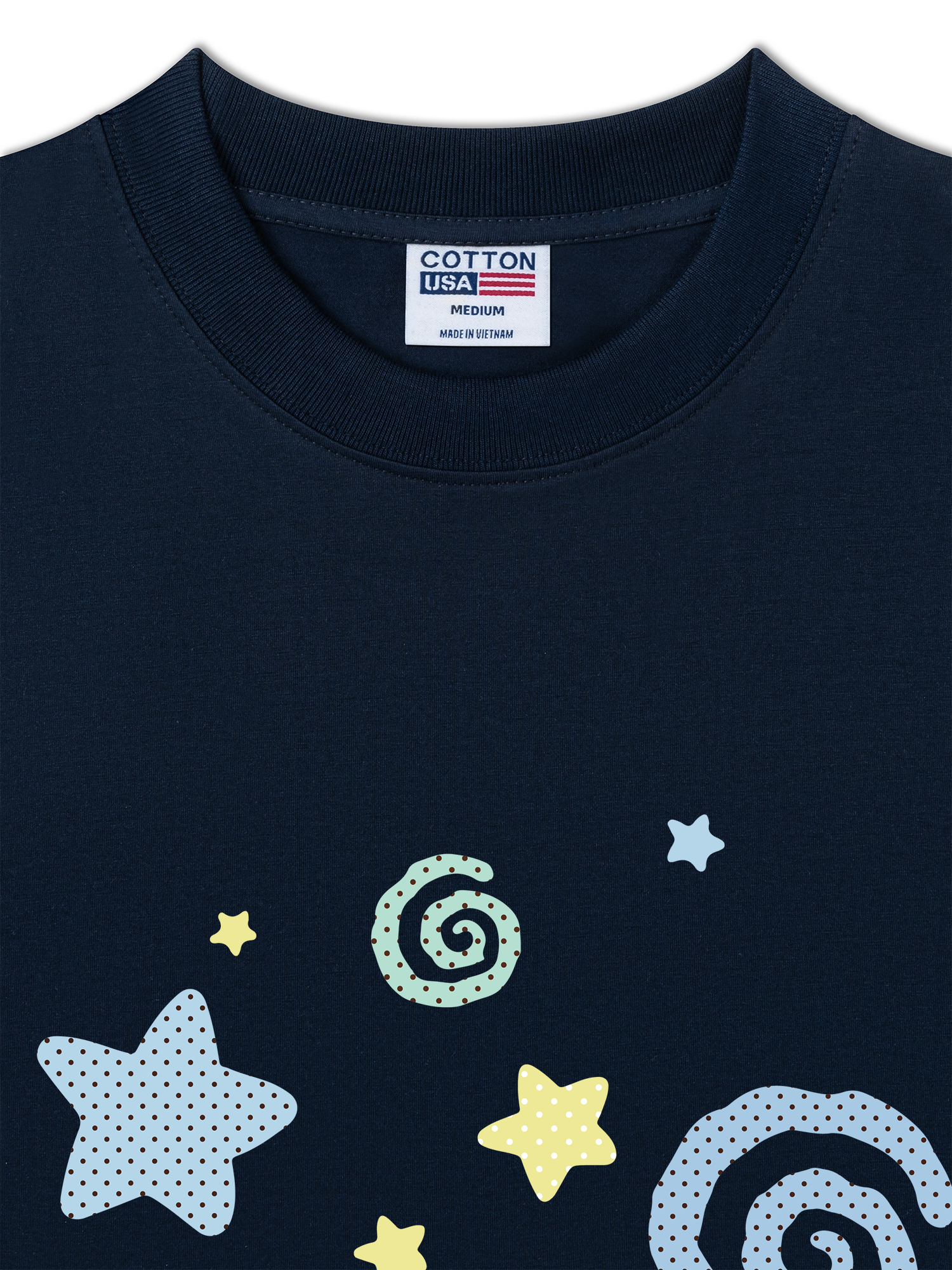 Áo Thun Relaxed Fit Dotty Mood Pastel Dreams