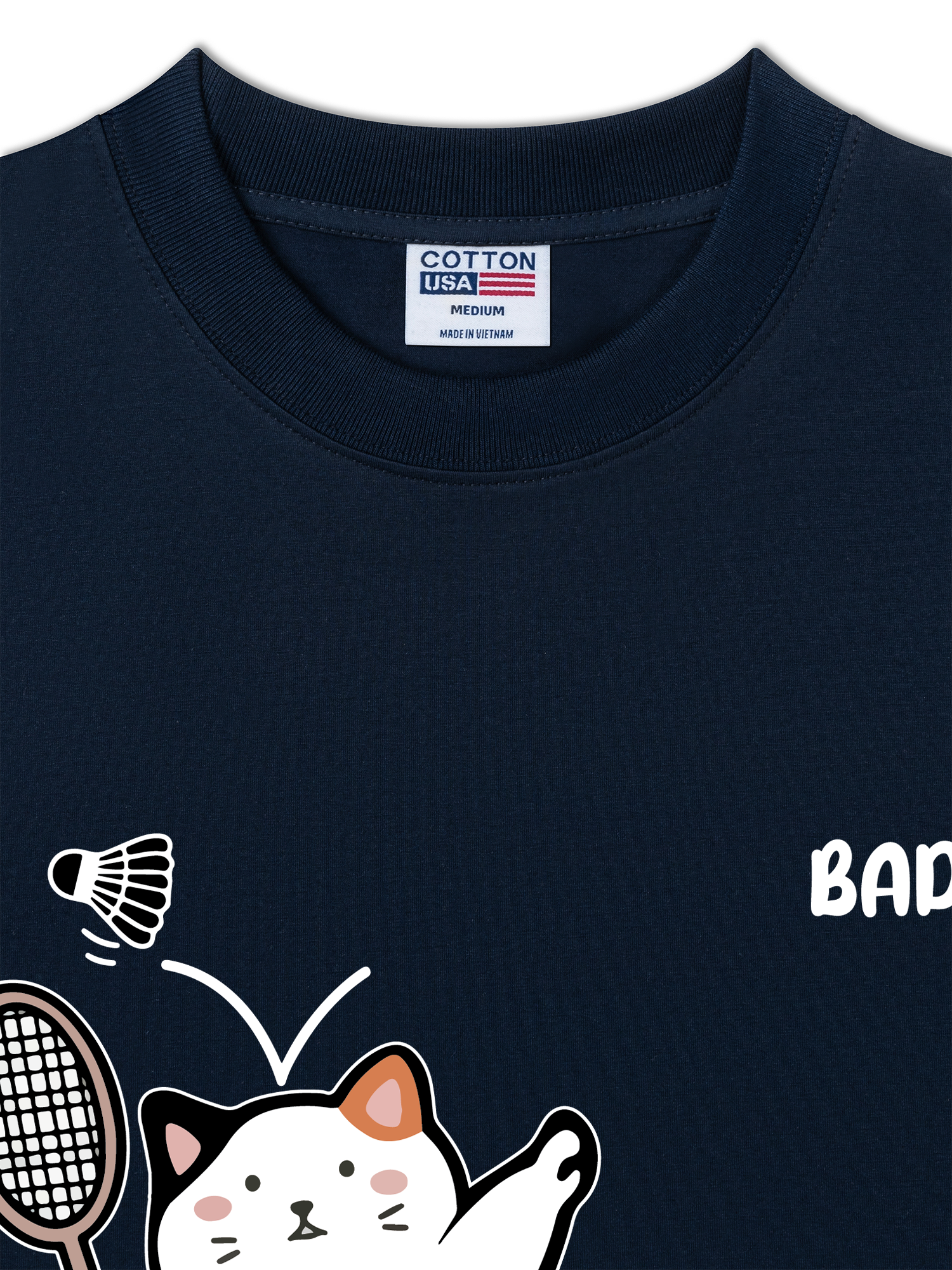 Áo Thun Relaxed Fit Badminton Jumping Smash