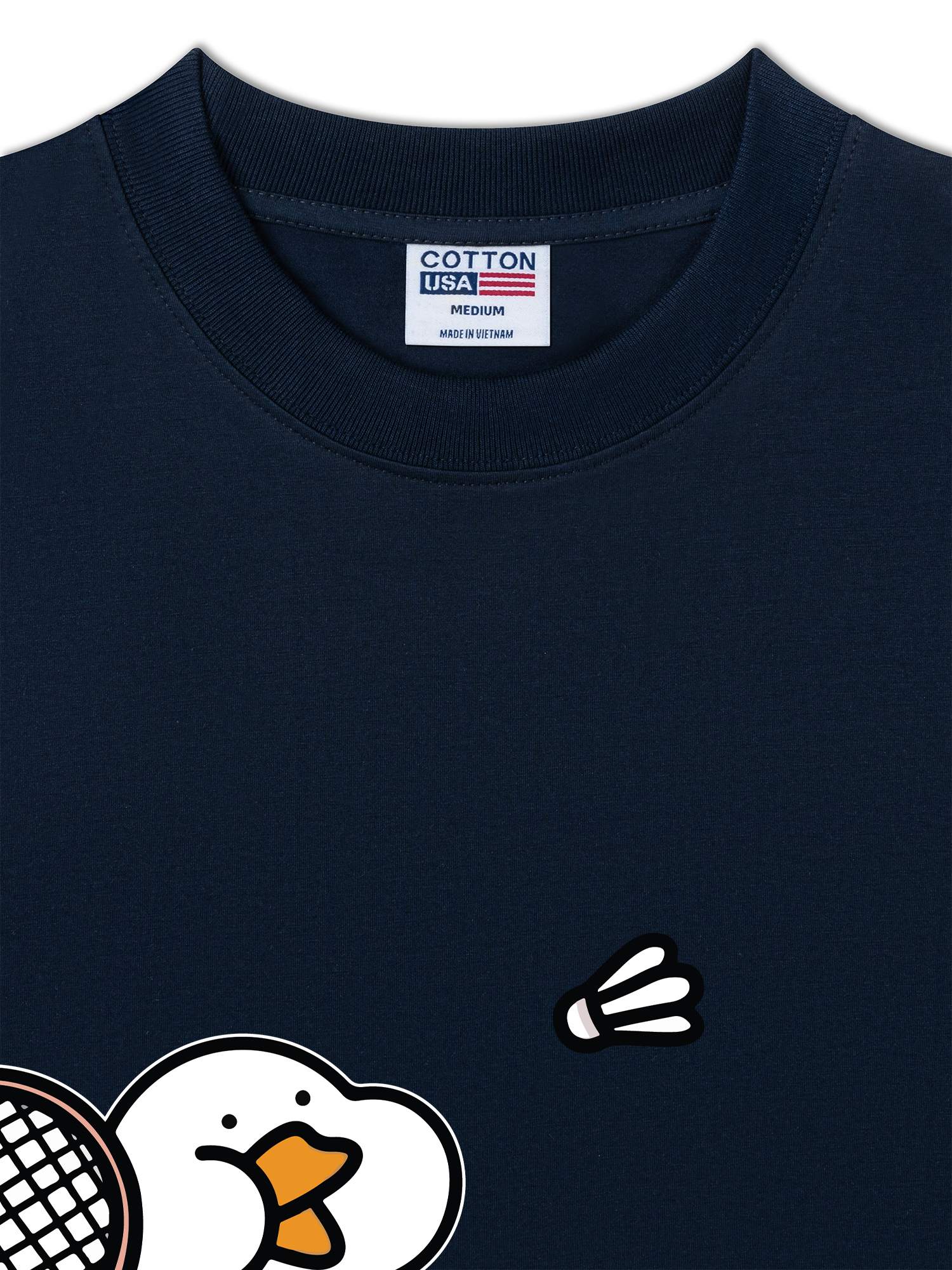 Áo Thun Relaxed Fit Badminton The Shuttle Duck