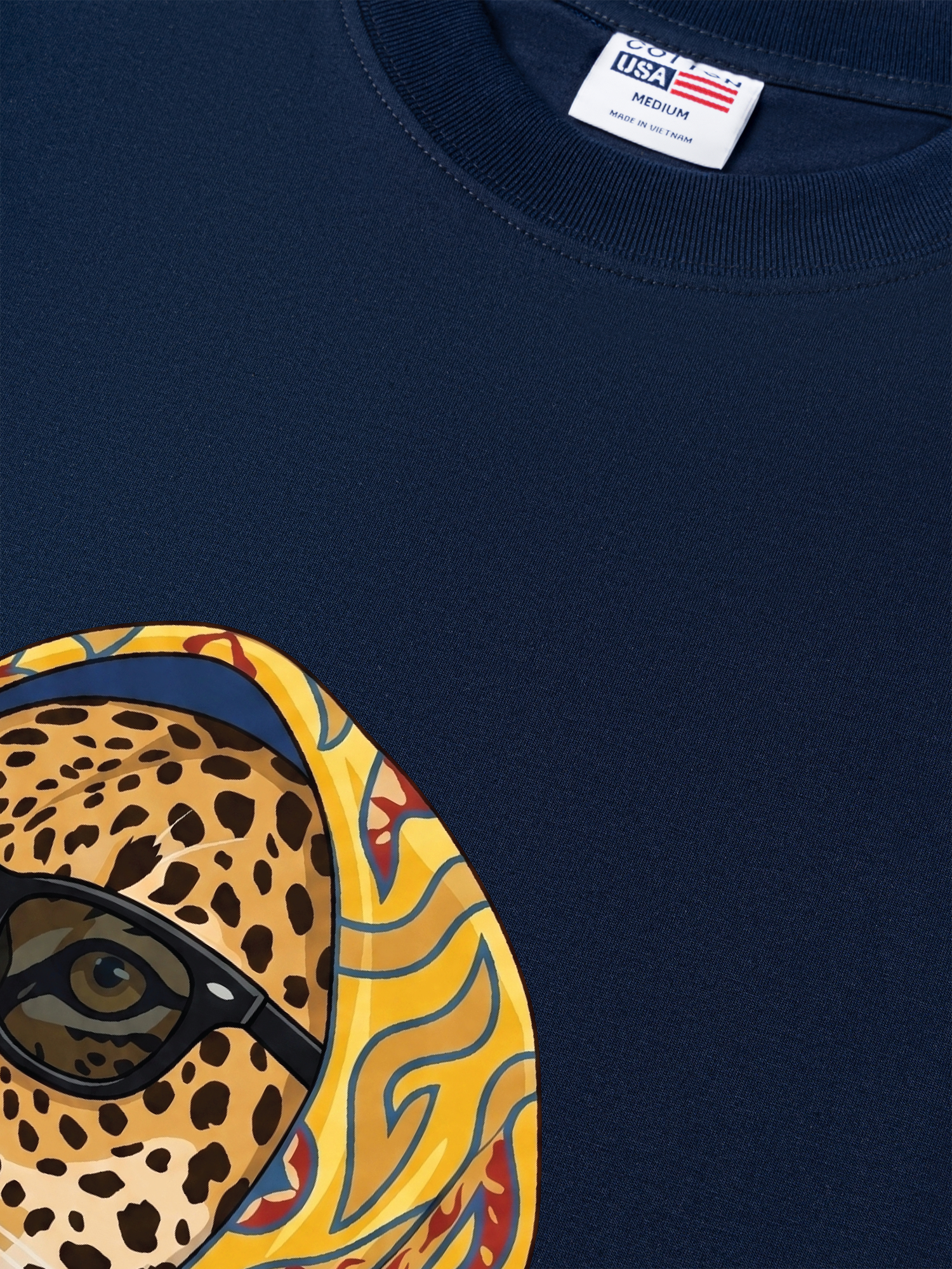 Áo Thun Relaxed Fit Urban Leopard Safari Chic
