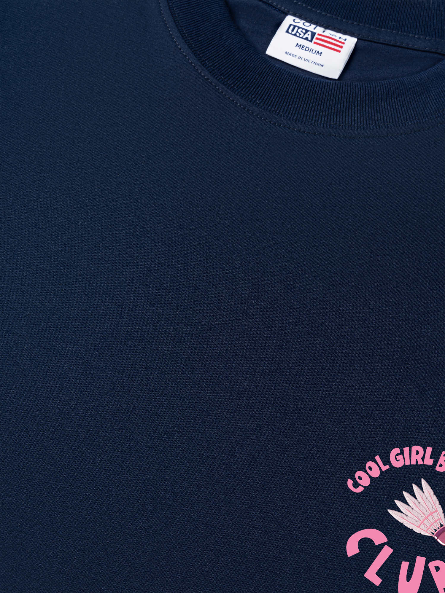 Áo Thun Relaxed Fit Badminton Cool Girl Club