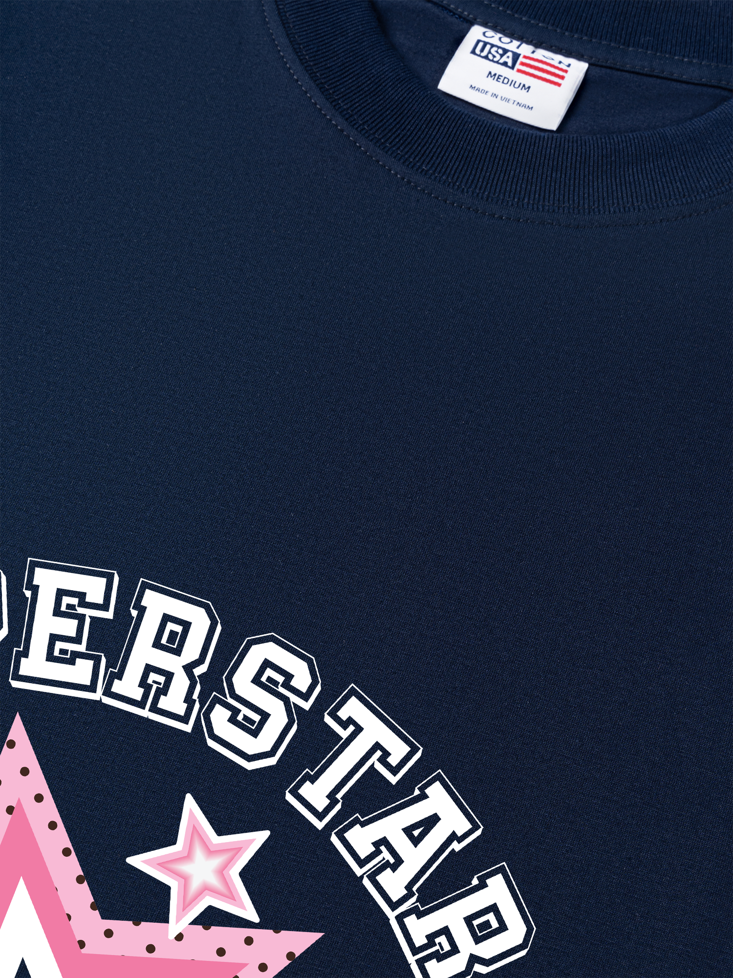 Áo Thun Relaxed Fit Dotty Mood Super Star