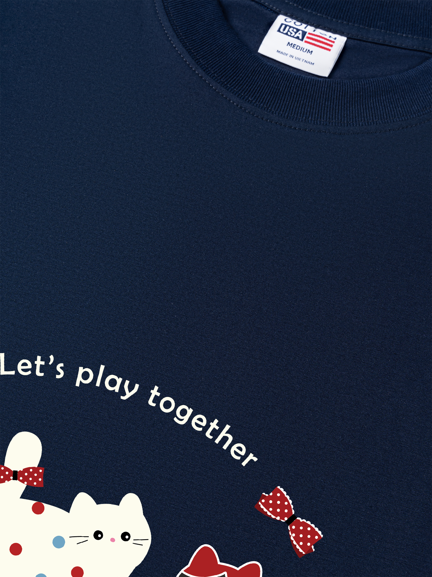 Áo Thun Relaxed Fit Dotty Mood Play Together