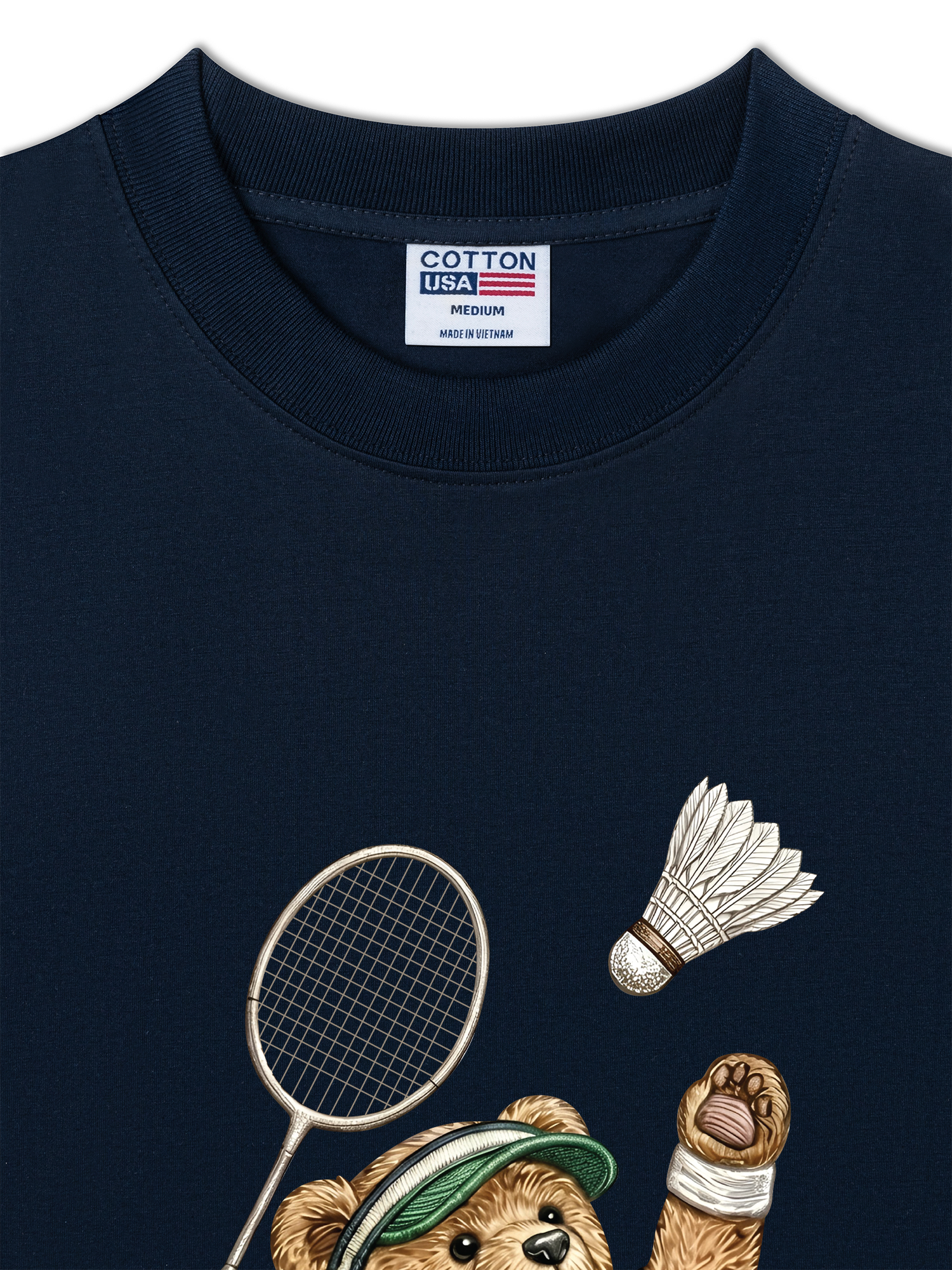 Áo Thun Relaxed Fit Badminton Teddy 88