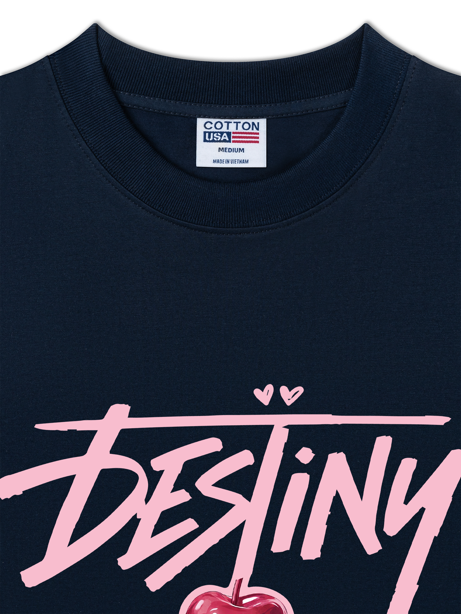 Áo Thun Relaxed Fit Destiny Cherry Heart