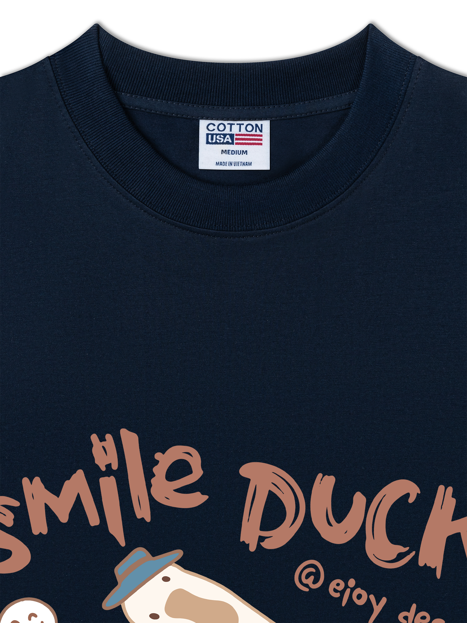 Áo Thun Relaxed Fit Farm Smile Duck