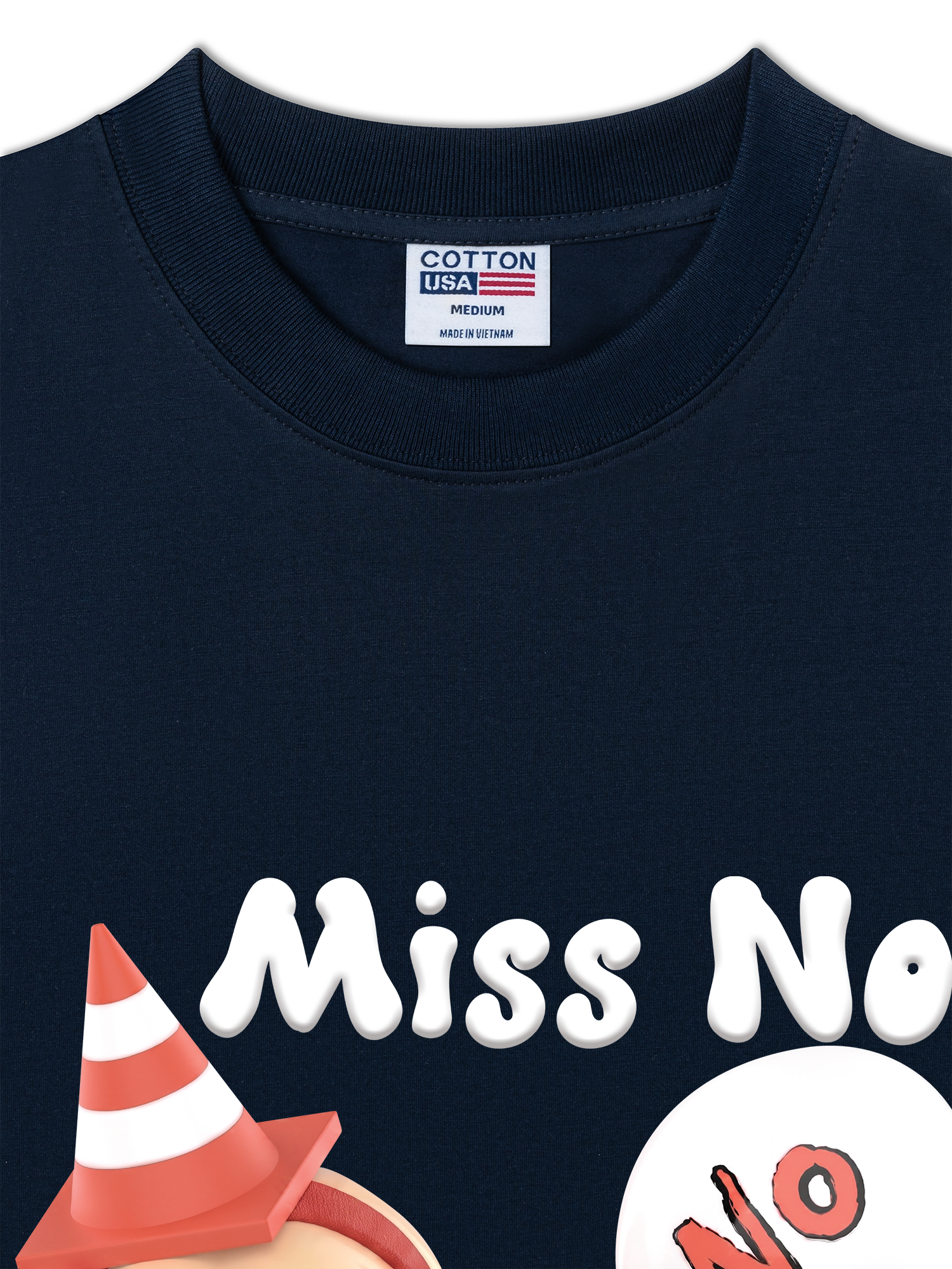 Áo Thun Relaxed Fit Cute Gang Miss No