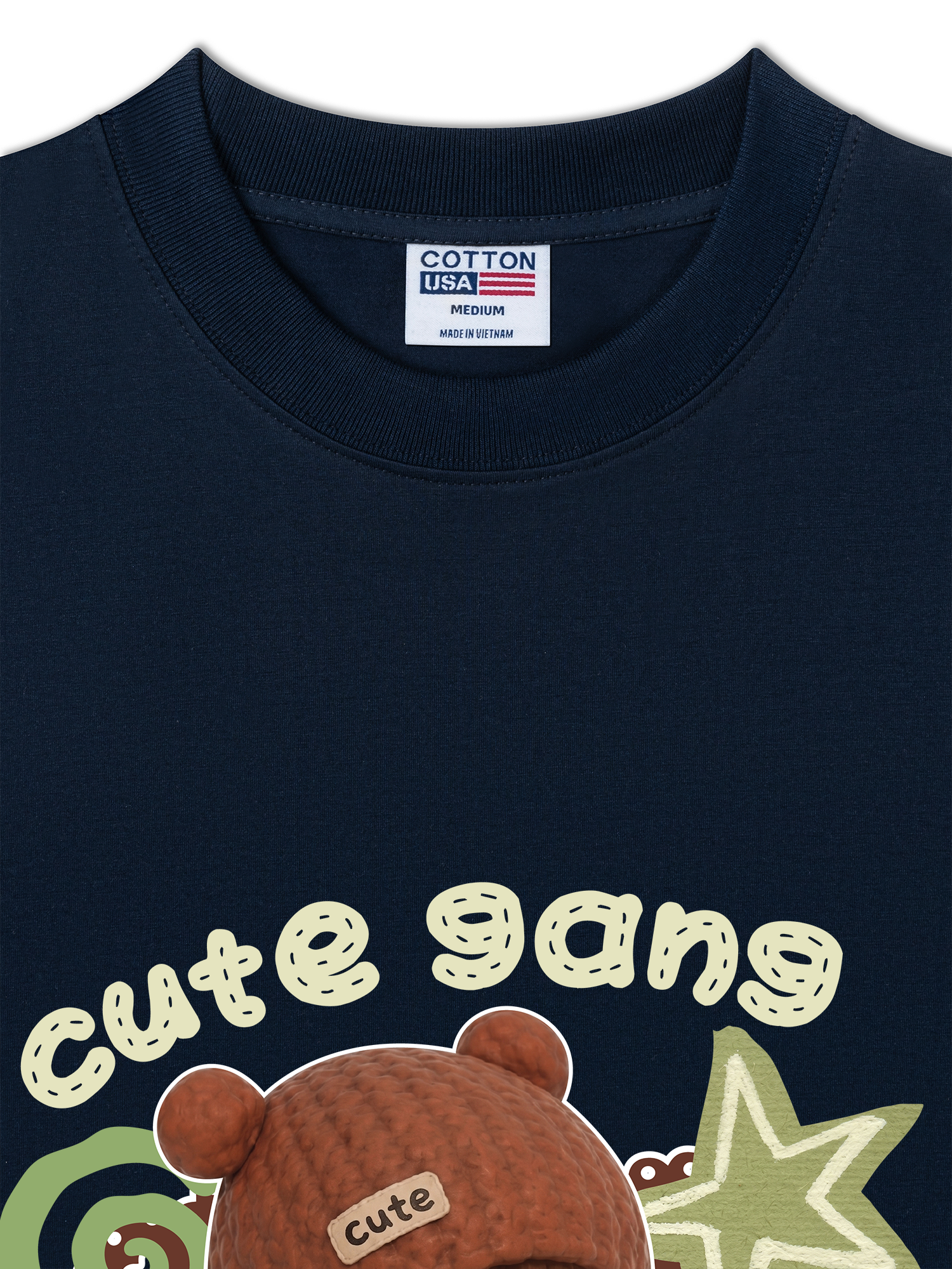 Áo Thun Relaxed Fit Cute Gang