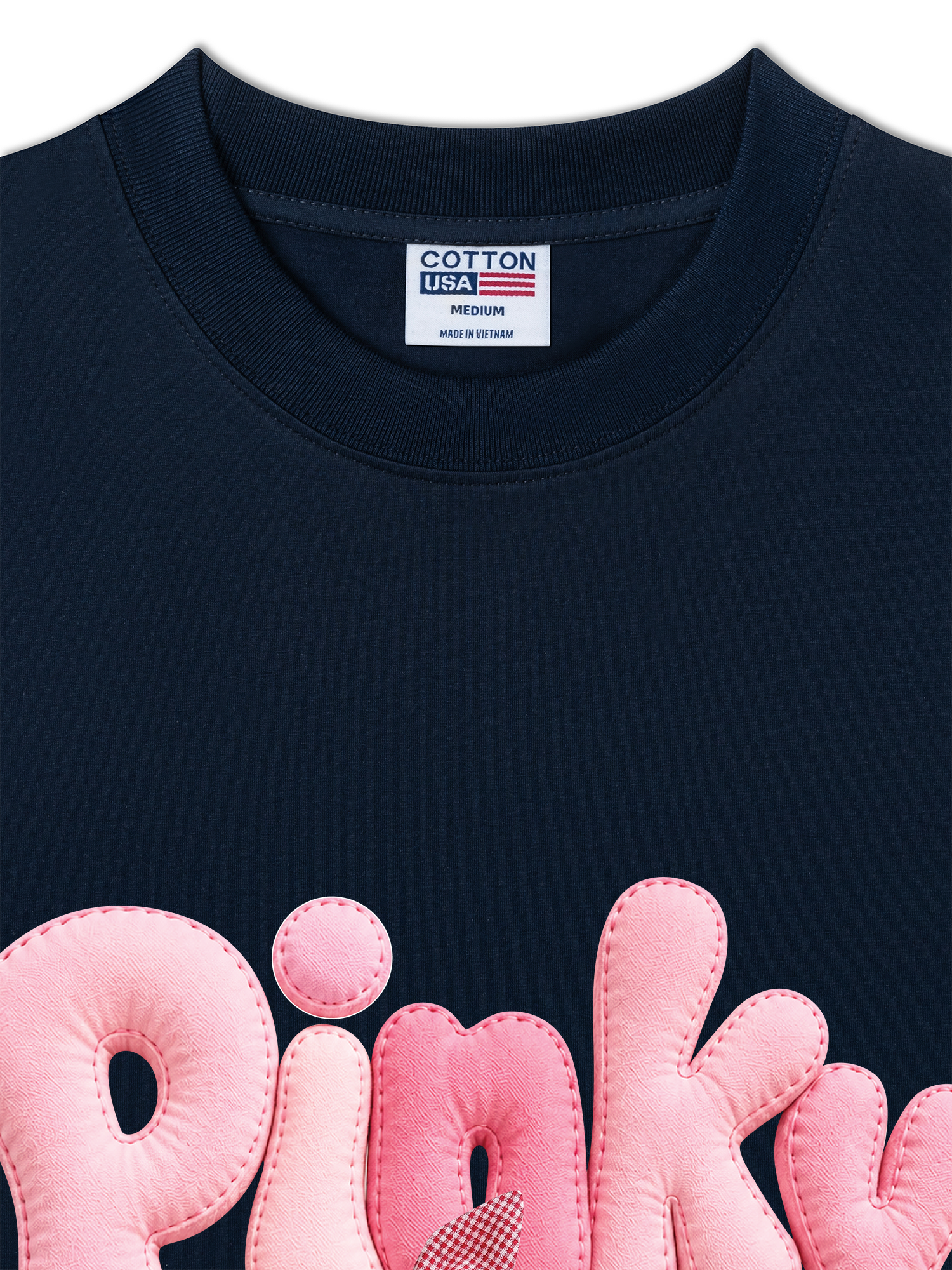 Áo Thun Relaxed Fit Cute Gang Pinky Girl