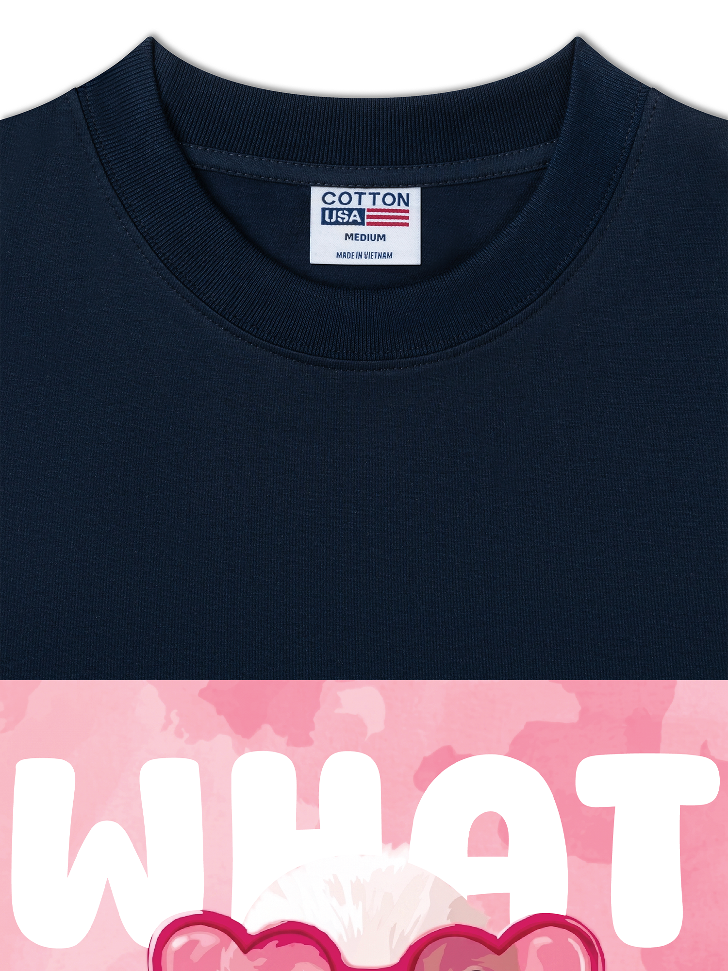 Áo Thun Relaxed Fit Farm What The Duck Pink