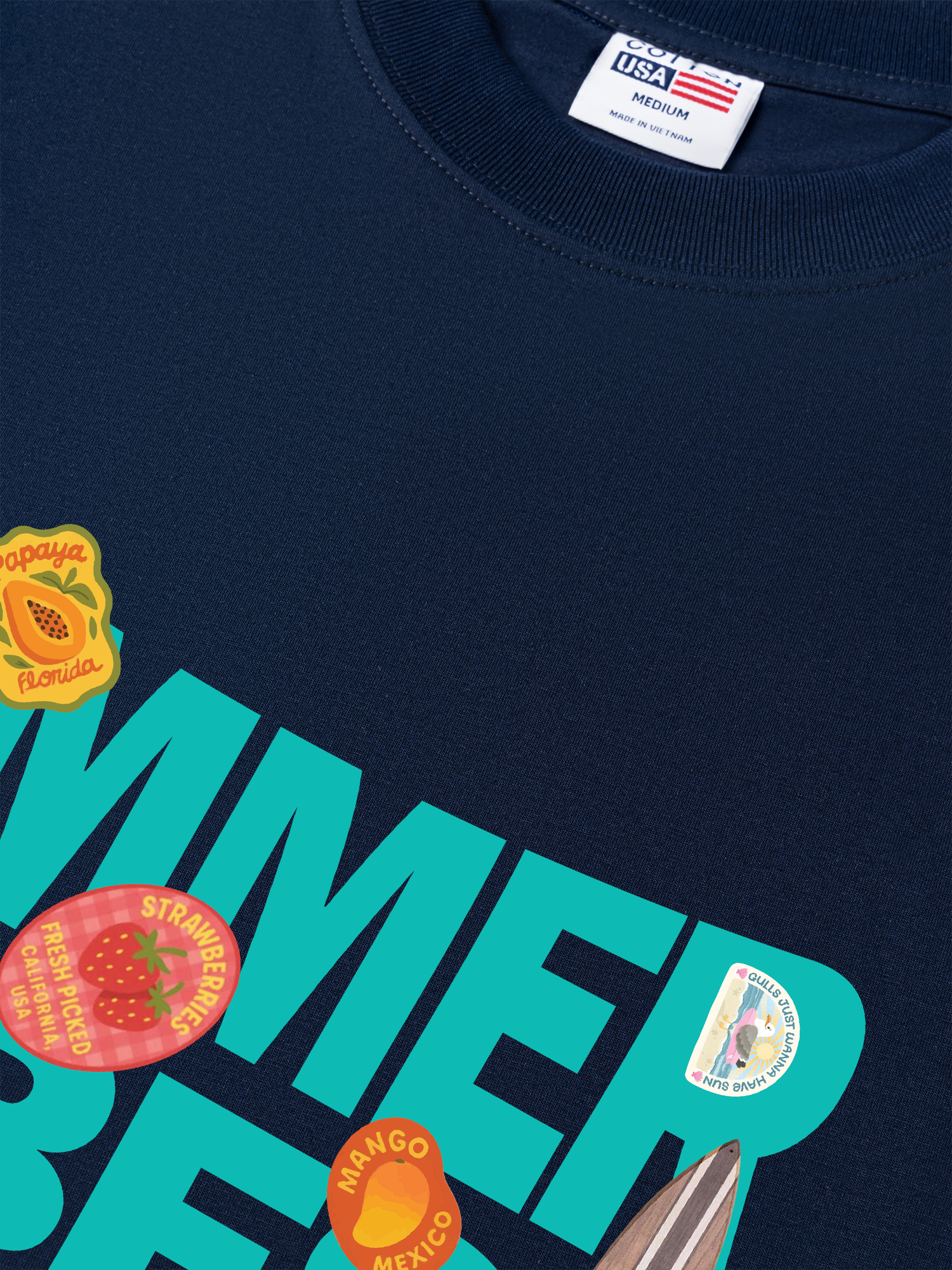 Áo Thun Relaxed Fit Tropical Summer Vibes