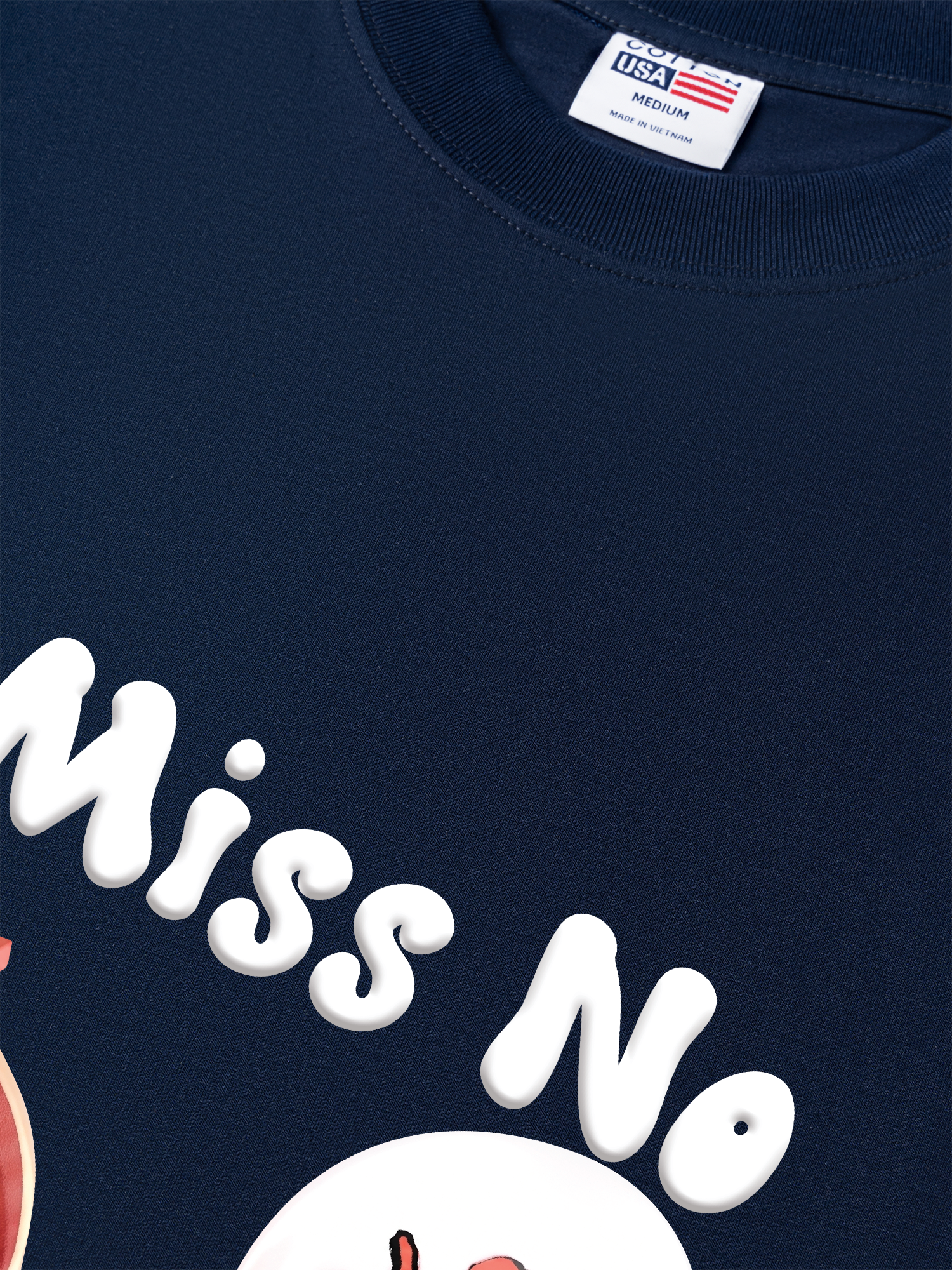 Áo Thun Relaxed Fit Cute Gang Miss No