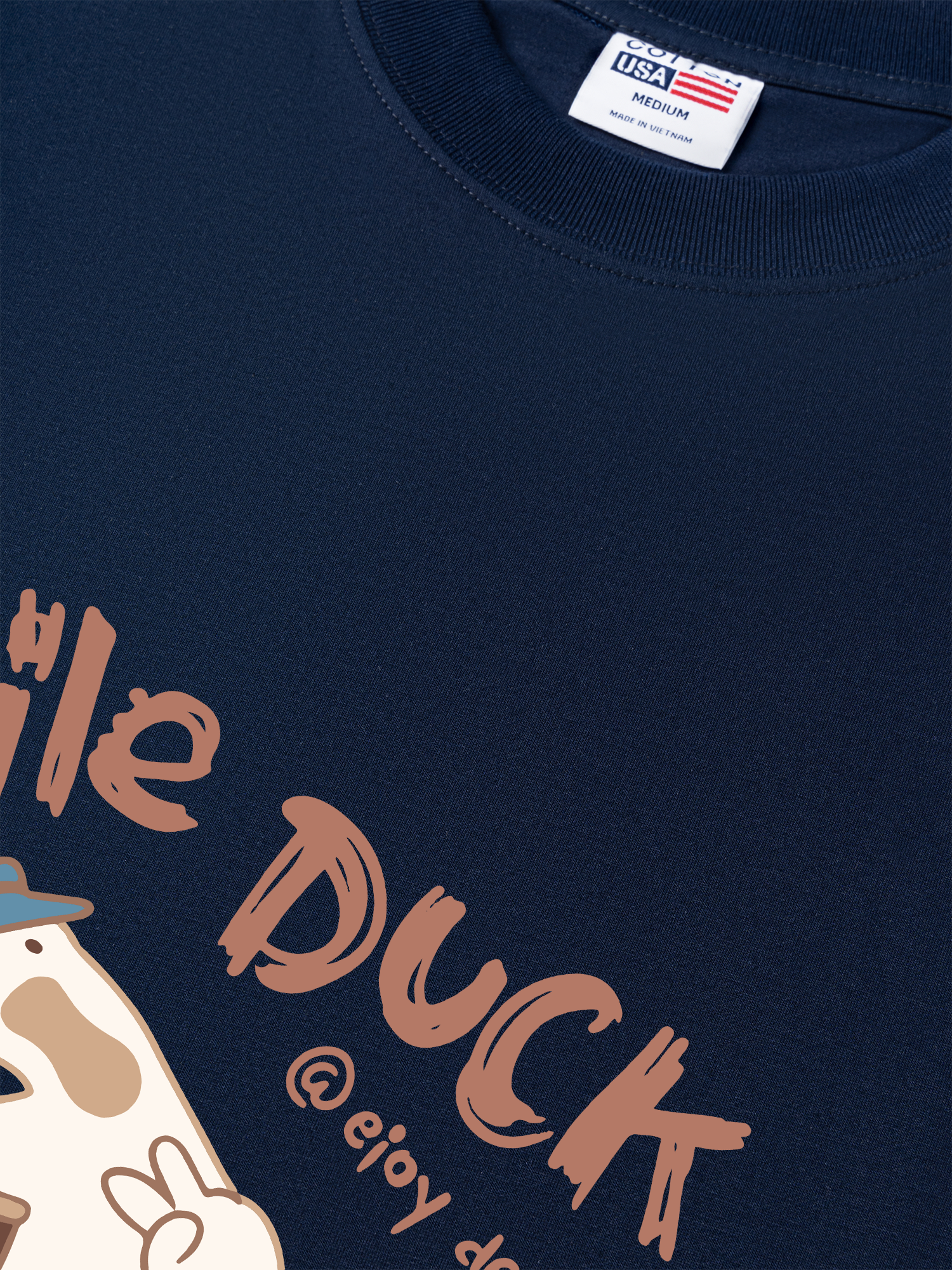 Áo Thun Relaxed Fit Farm Smile Duck