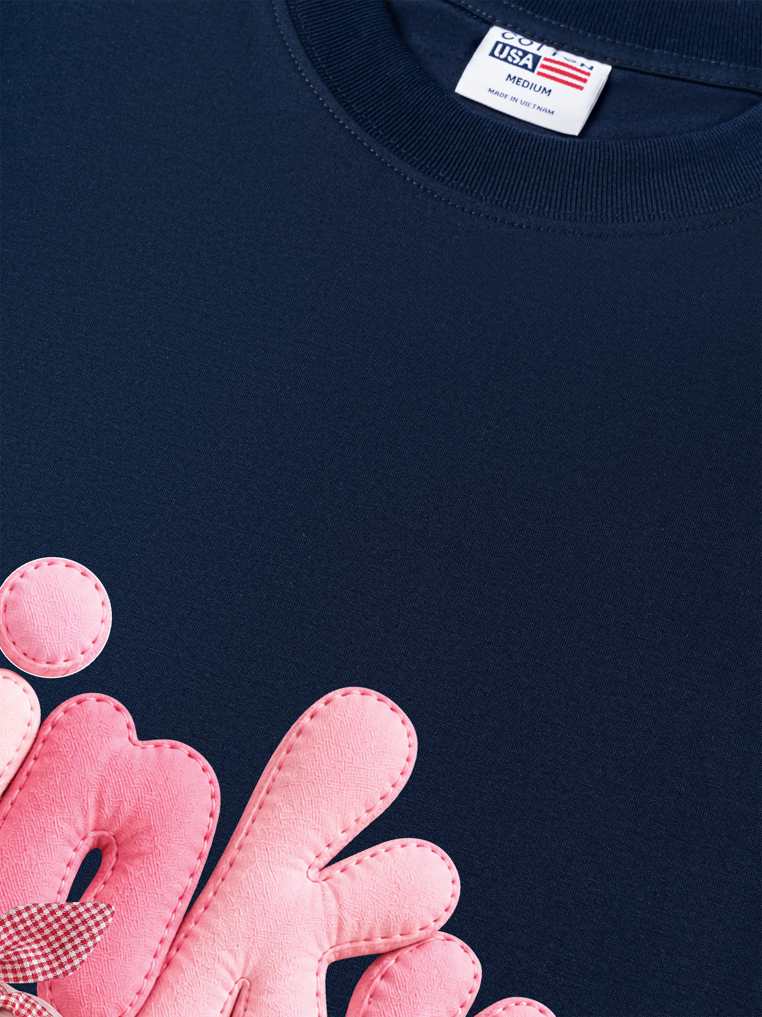 Áo Thun Relaxed Fit Cute Gang Pinky Girl